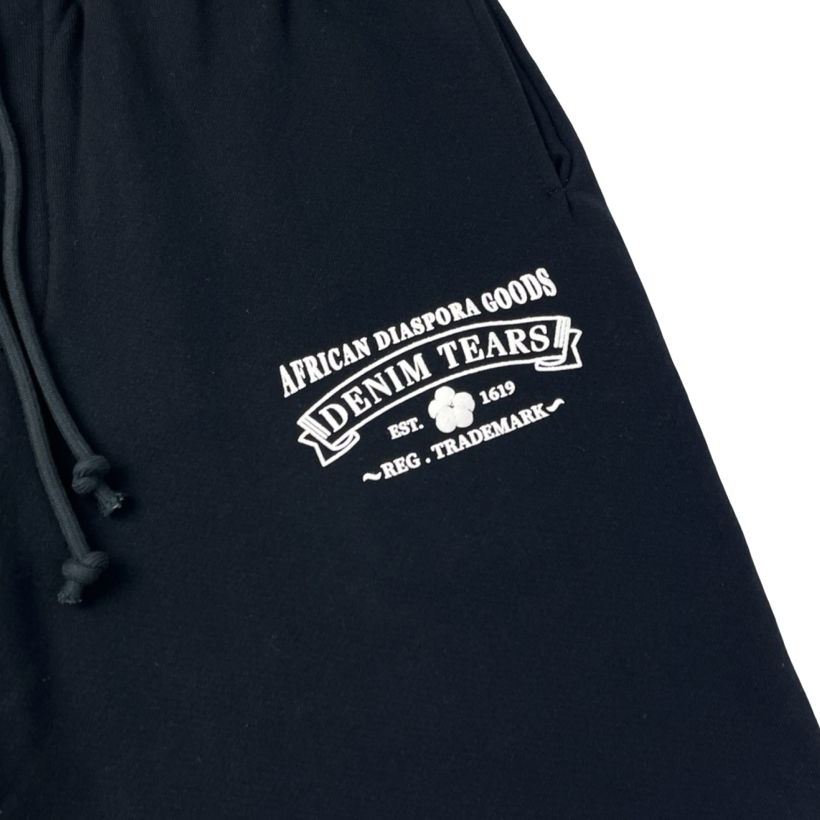 Denim Tears ADG Sweatshorts Black/White