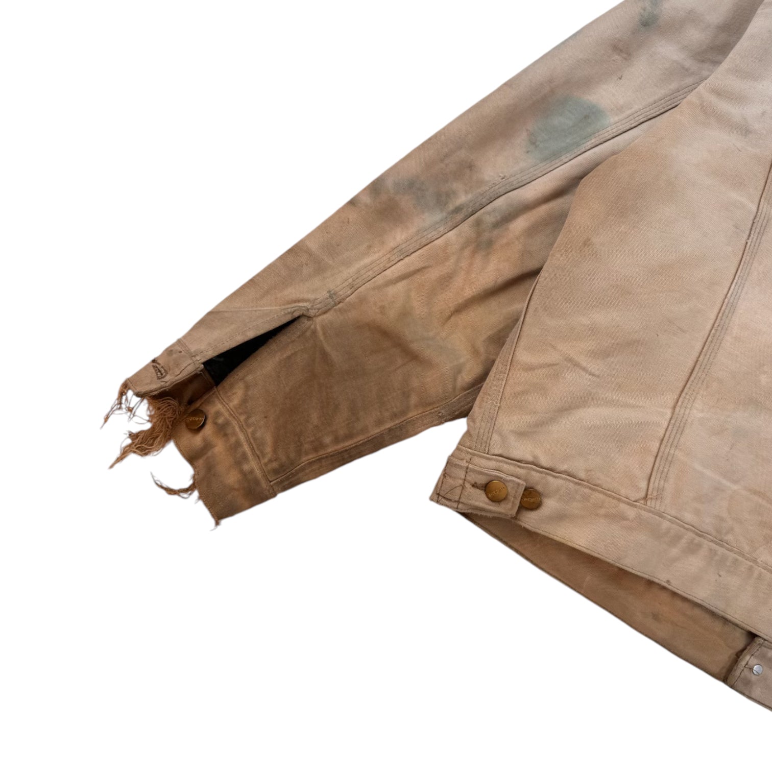 Vintage Carhartt Trucker Jacket Tan