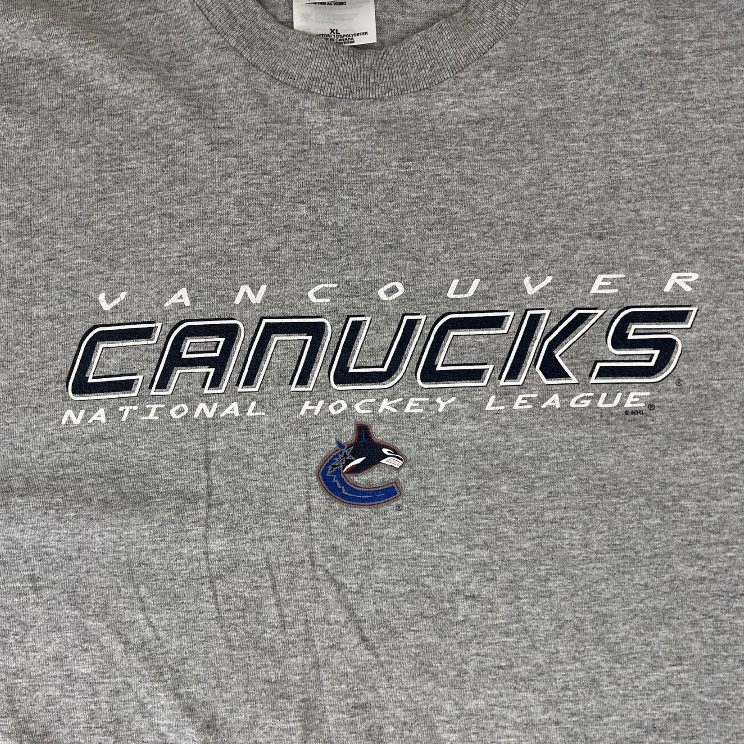 Vintage Vancouver Canucks T-Shirt Grey