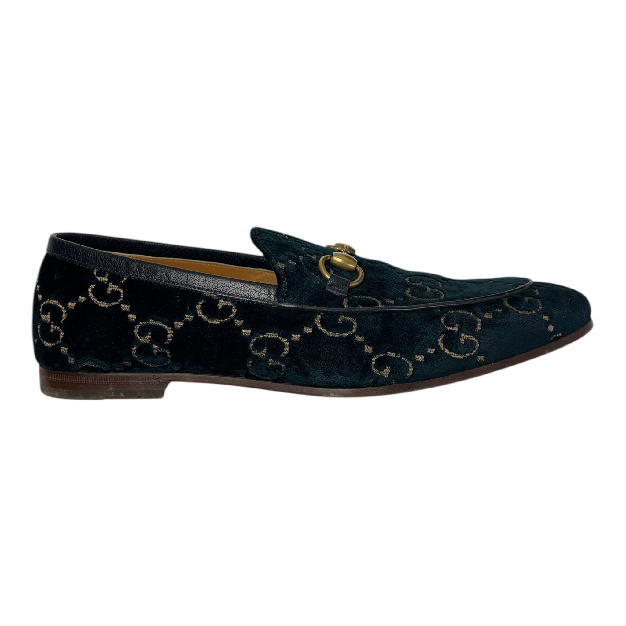 Gucci Jordaan GG Loafer Blue Velvet (Used)