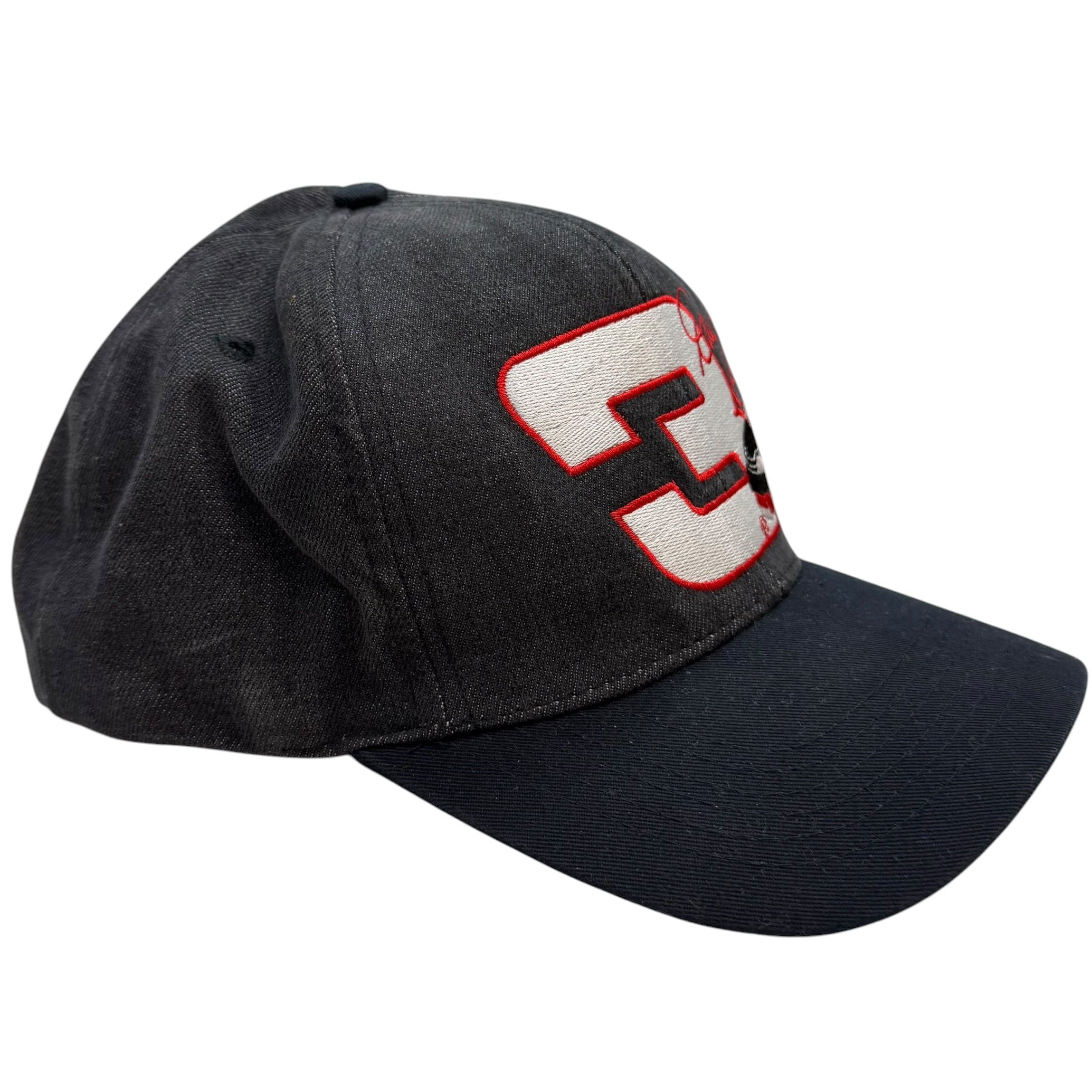 Vintage Chase Authentics Dale Earnhardt Jr. NASCAR Denim Embroidered Snapback Hat Black