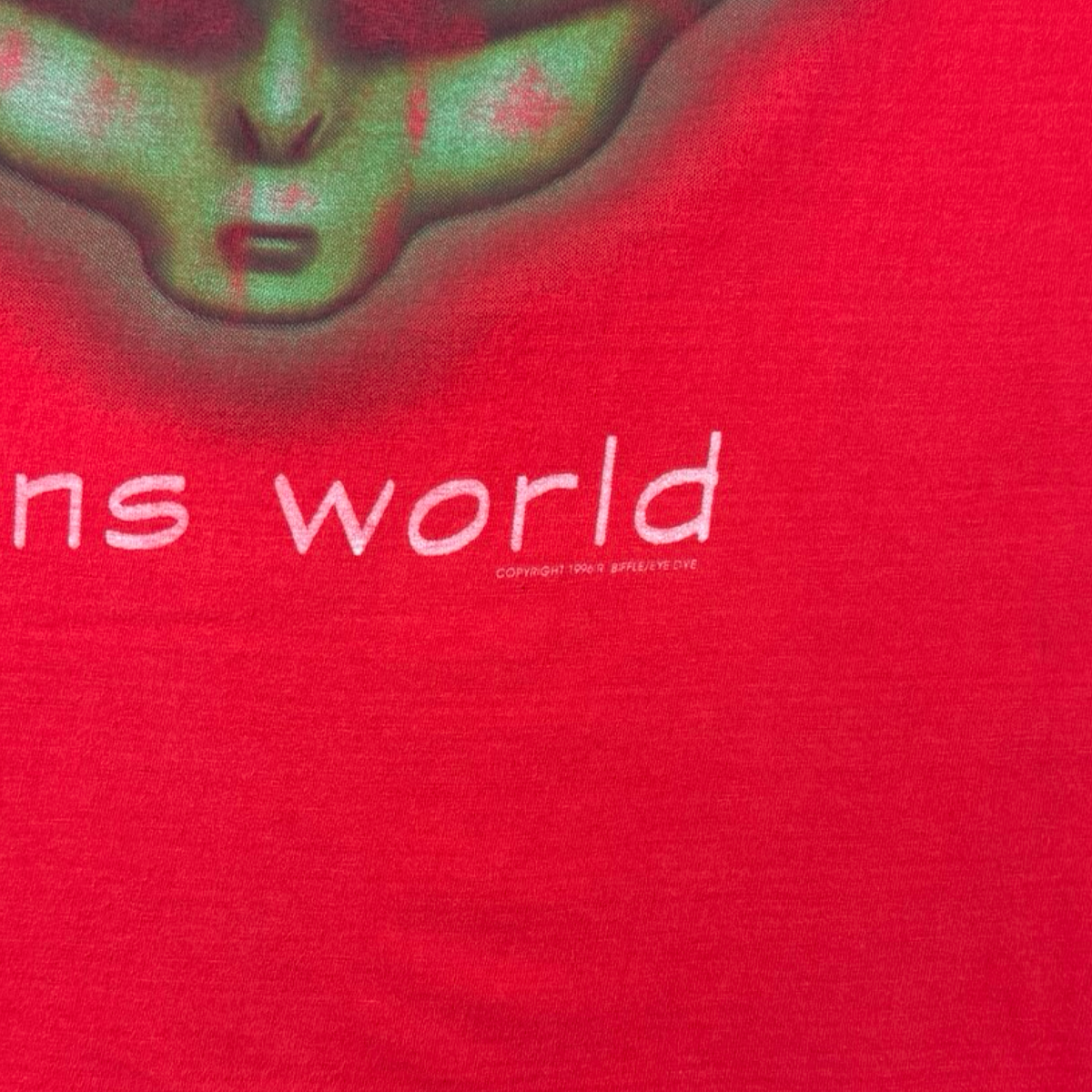 1996 Alien Workshop Aliens World Skate T-Shirt