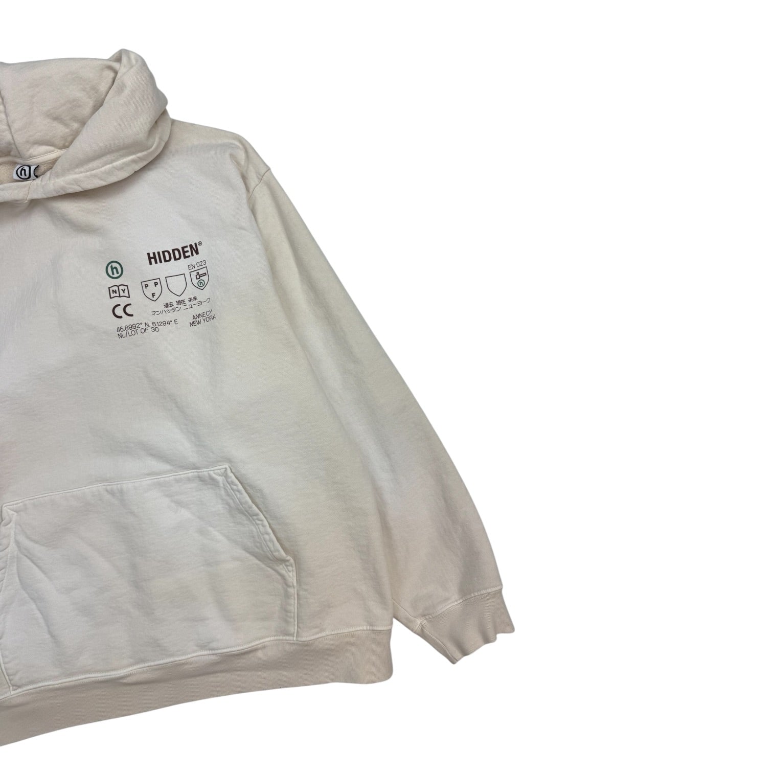 Hidden NY Logo Cloud Camo Vintage Wash Hoodie