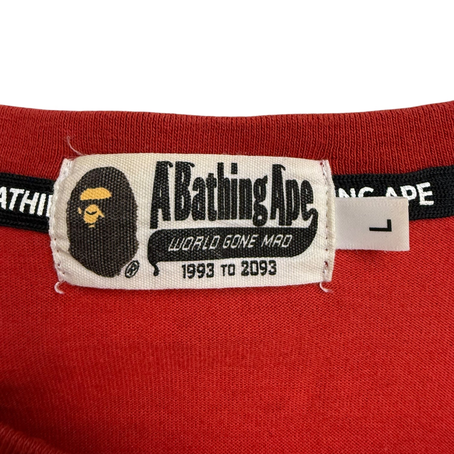 Bape Colour Camo Hunting L/S Tee Red