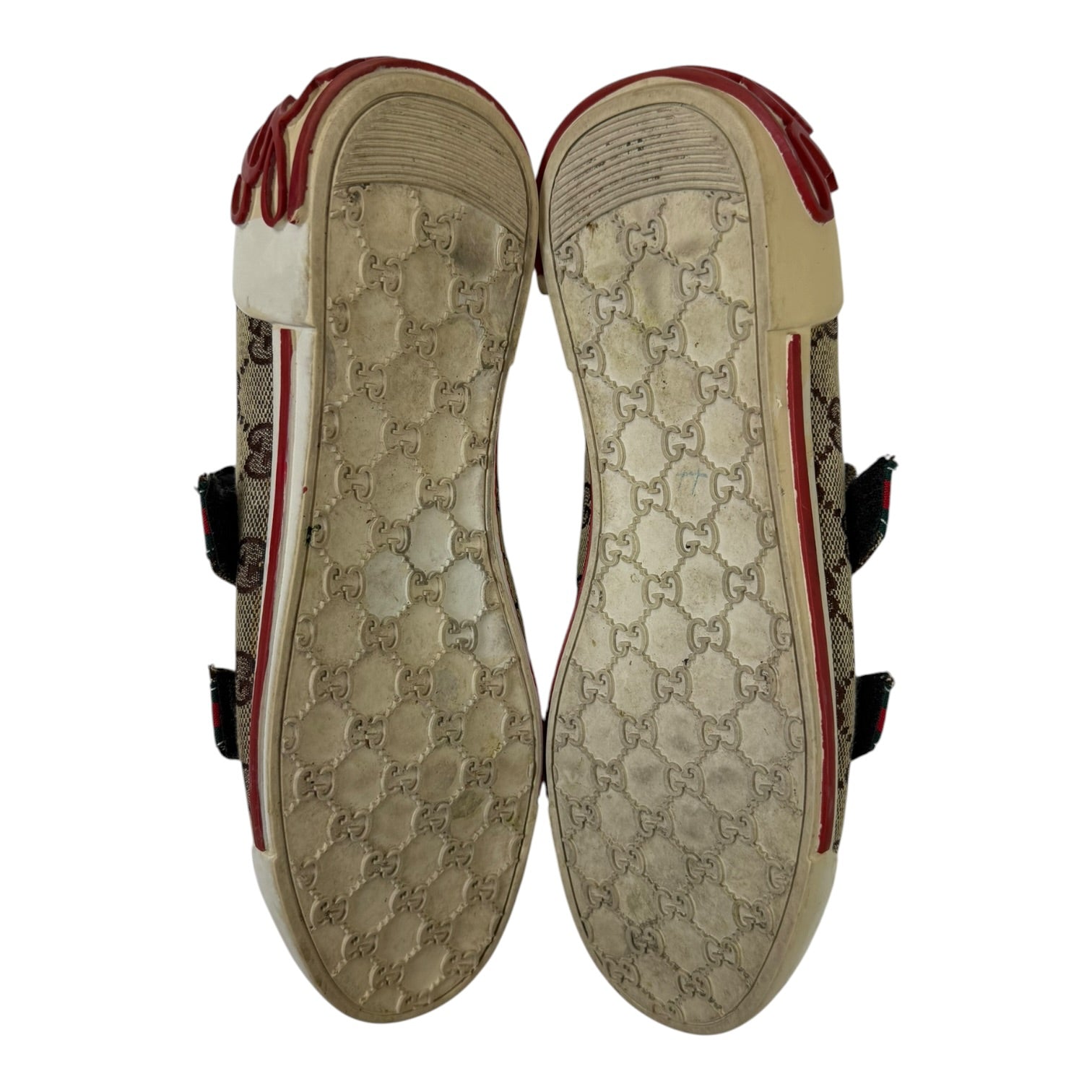 Gucci GG Monogram Canvas Velcro Sneakers (Used)
