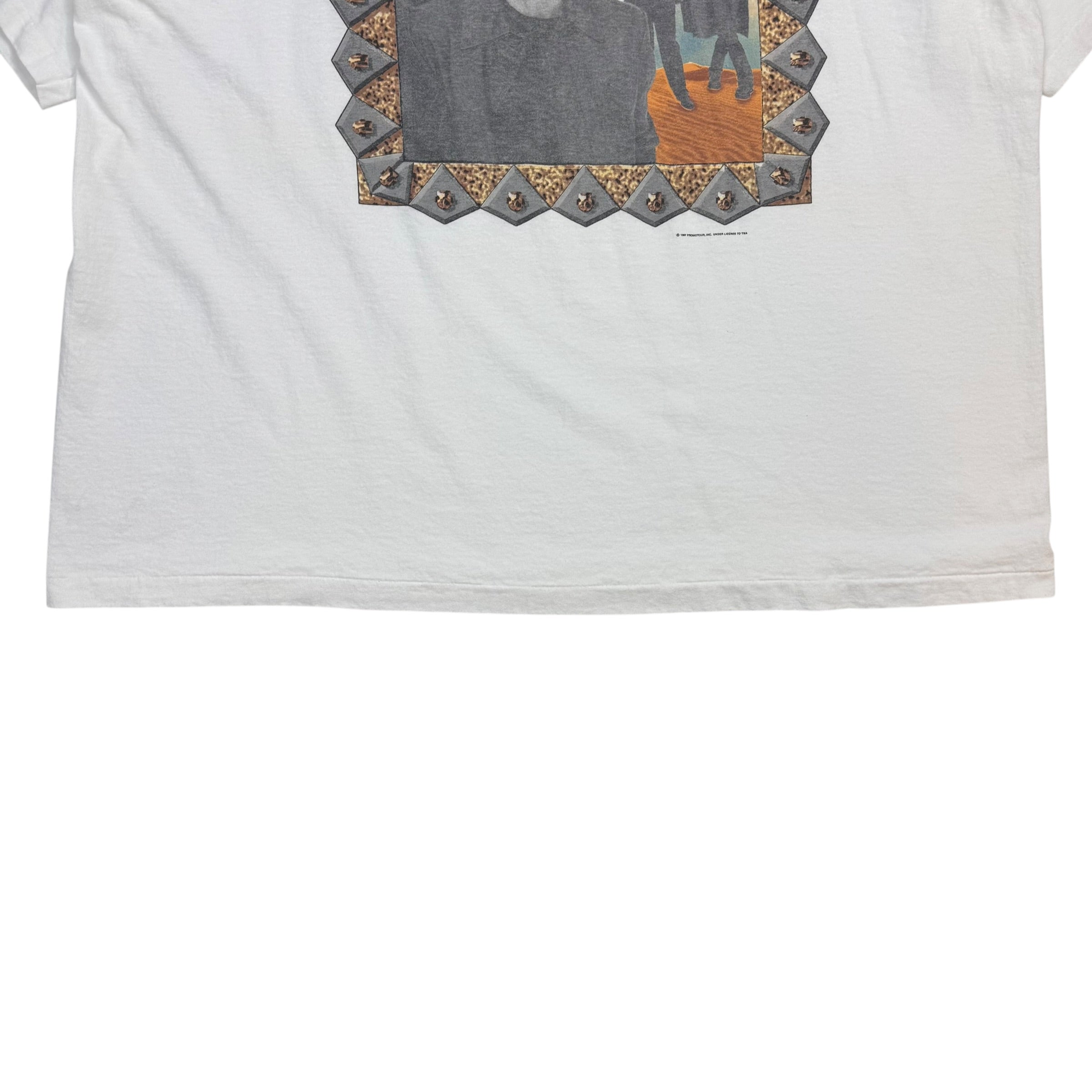 1997 The Rolling Stones Bridges To Babylon Tour Tee White