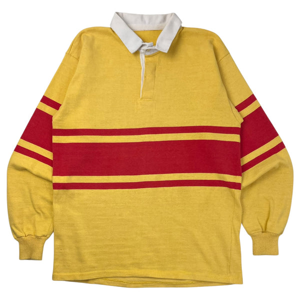 Vintage Striped Rugby Yellow/Red