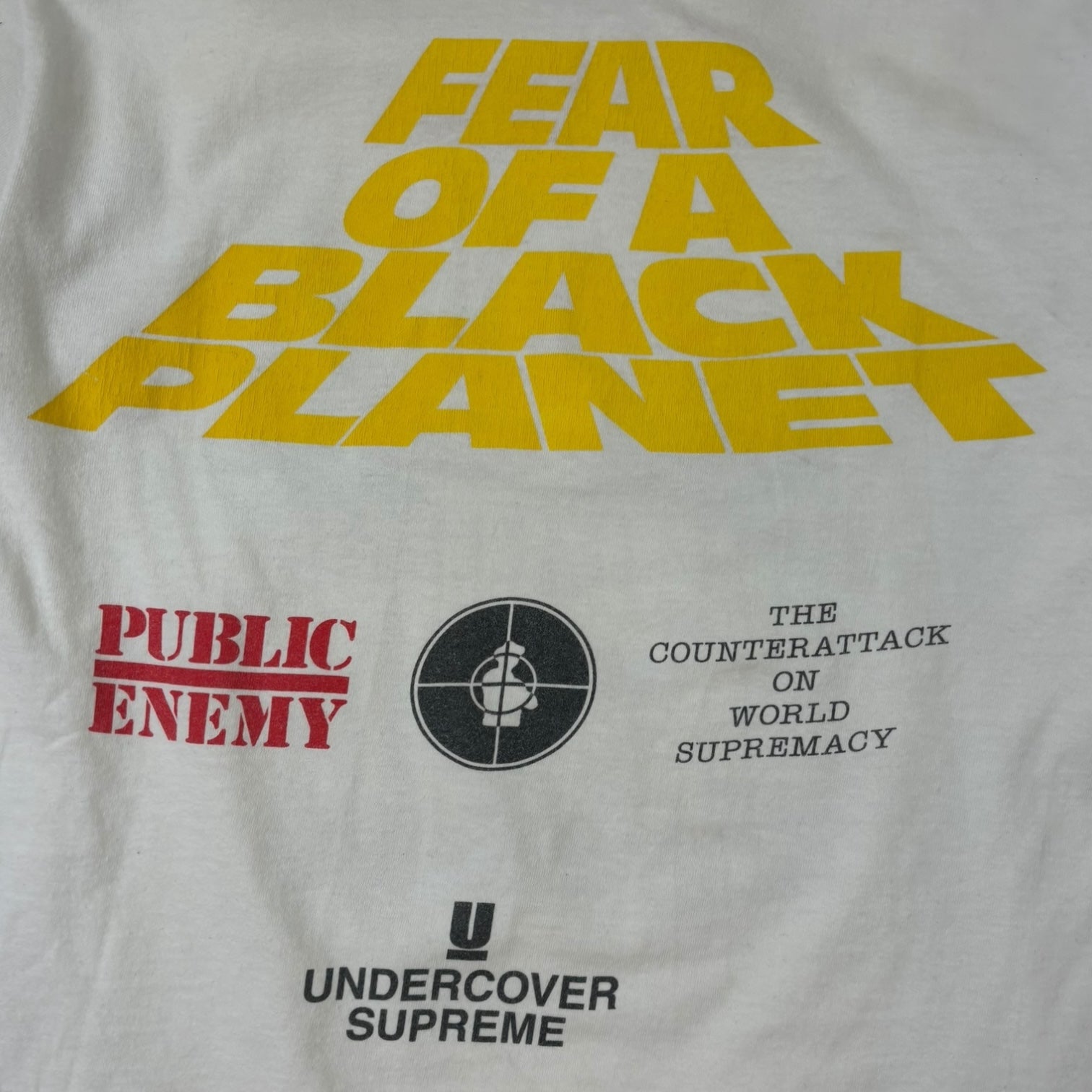 Supreme x Undercover x Public Enemy White House T-Shirt White