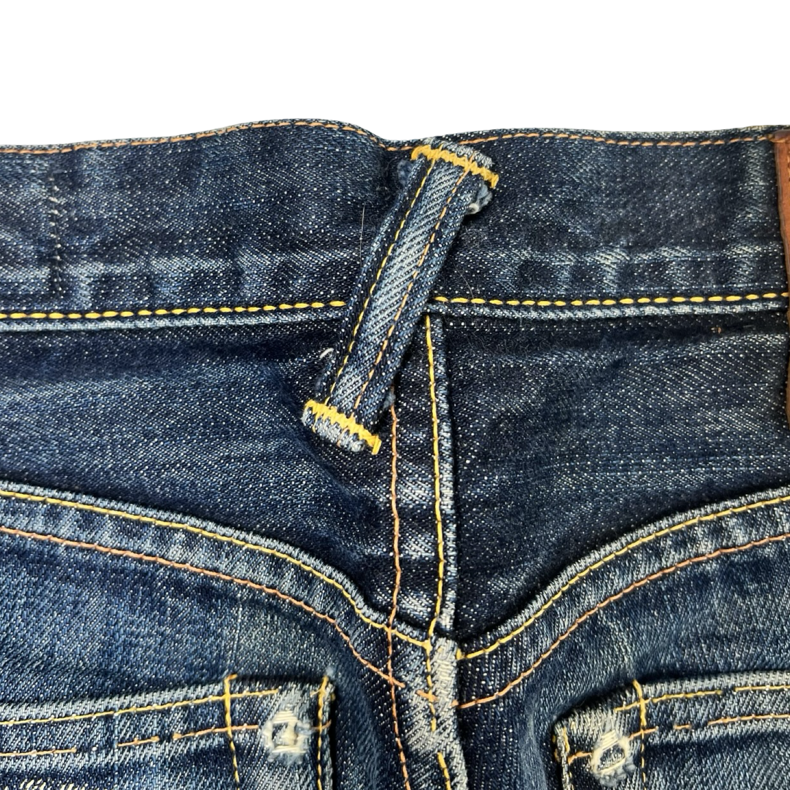 Evisu Daicock Denim Painted Selvedge Jeans
