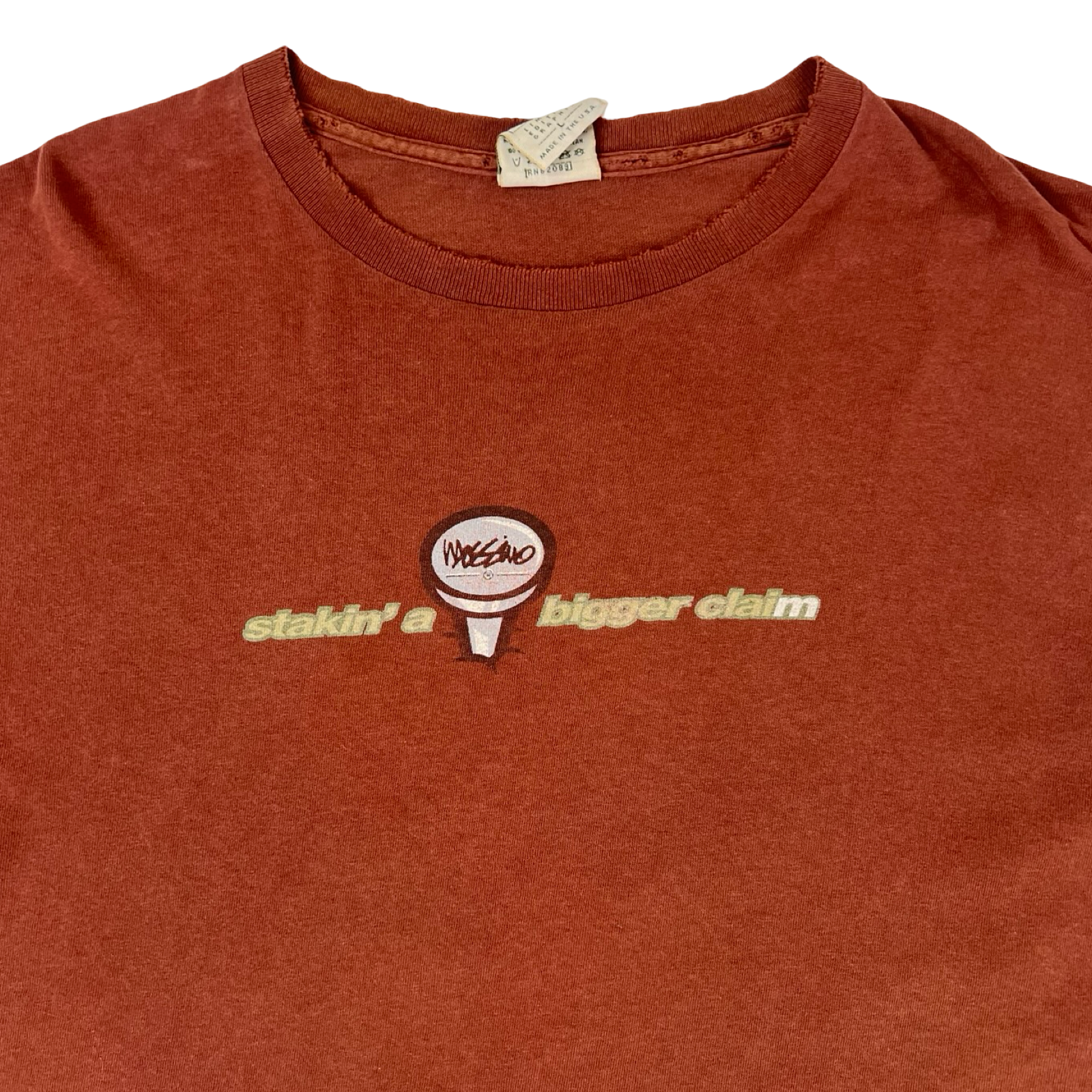 Vintage Mossimo “Stakin’ A Bigger Claim” T-Shirt Brown