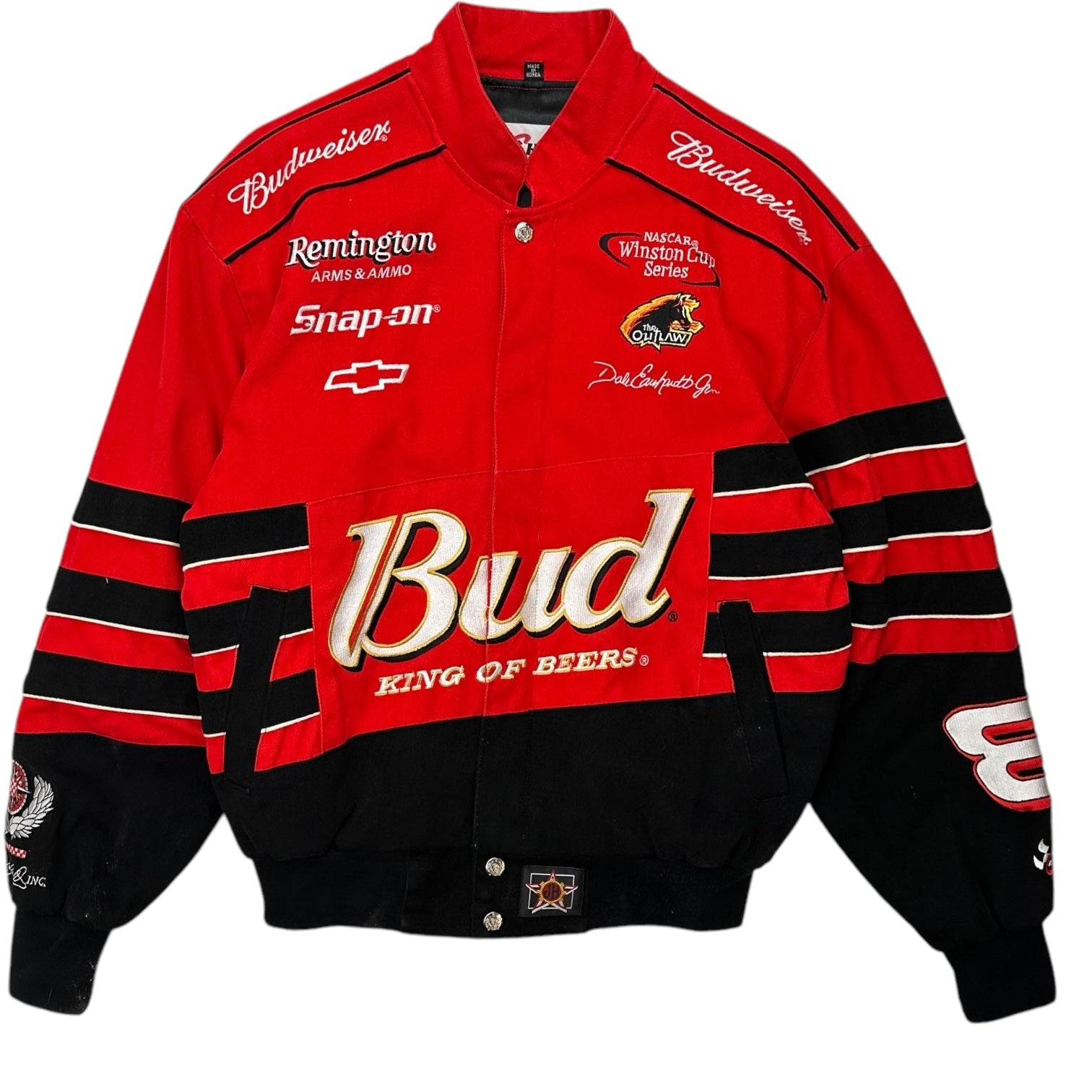 Vintage NASCAR Dale Earnhardt Jr ‘Budweiser King Of Beers’ Racing Jacket