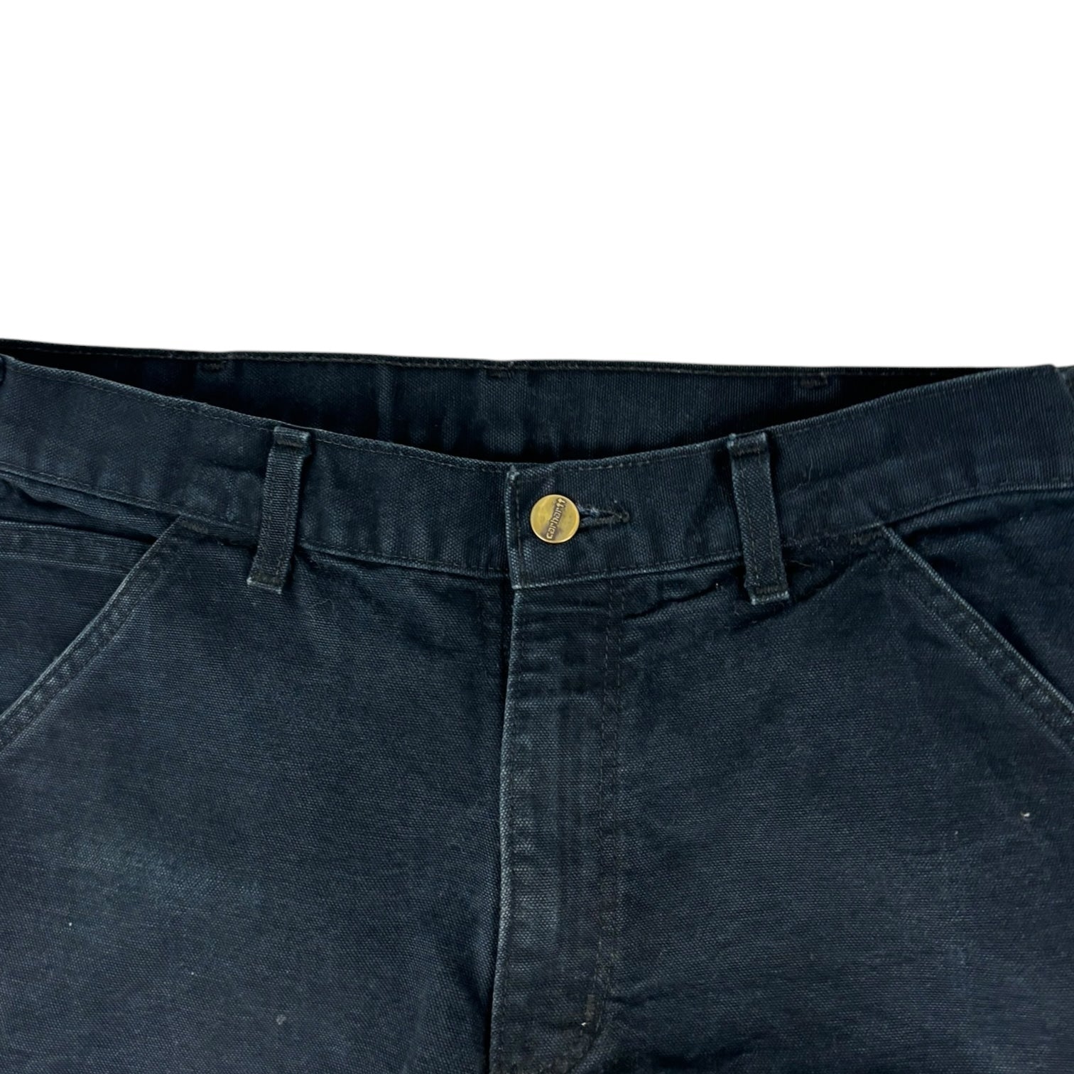 Vintage Carhartt Loose Fit Carpenter Pants Black