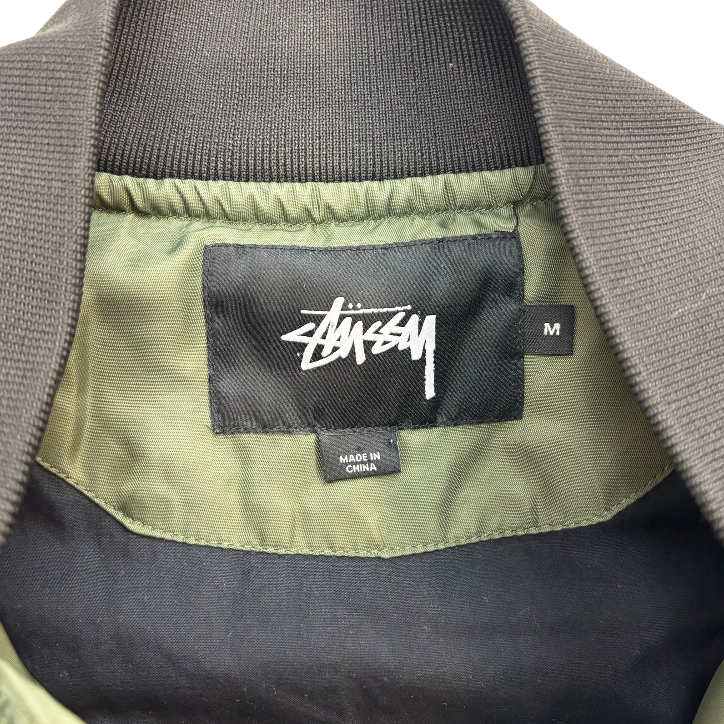 Stussy Bomber Jacket Olive Green