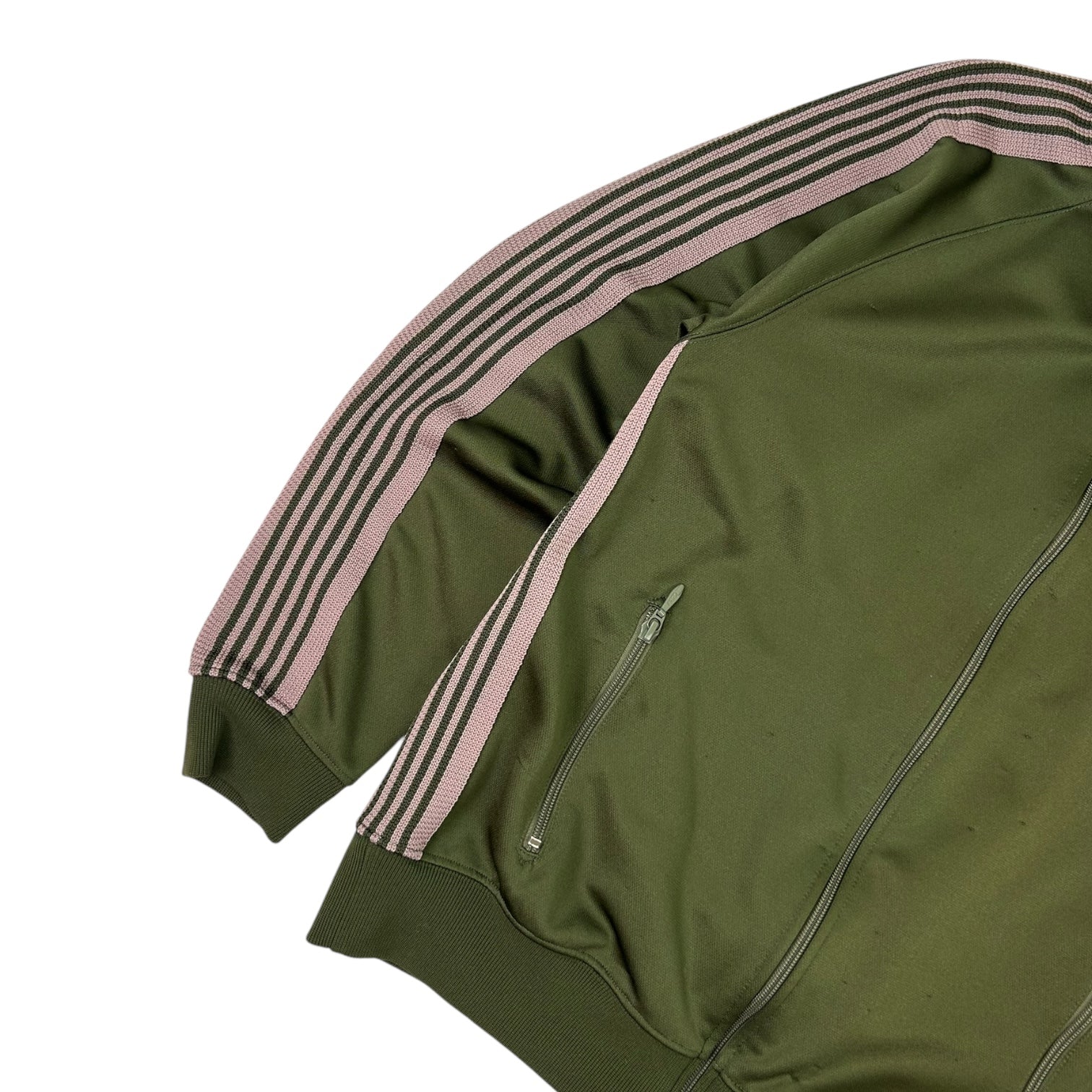 Needles Track Jacket Green/Pink