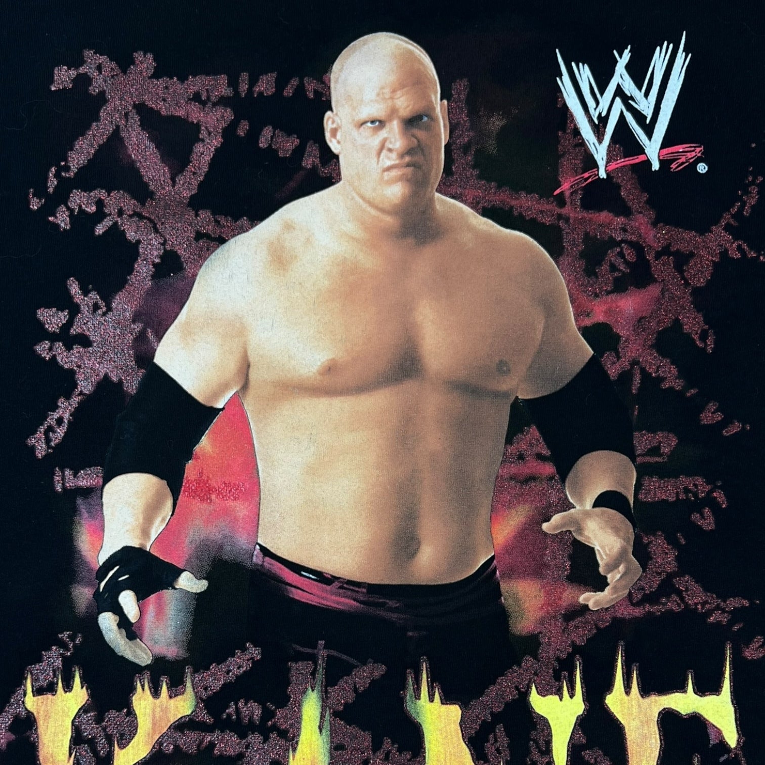 Vintage WWE Kane T-Shirt Black