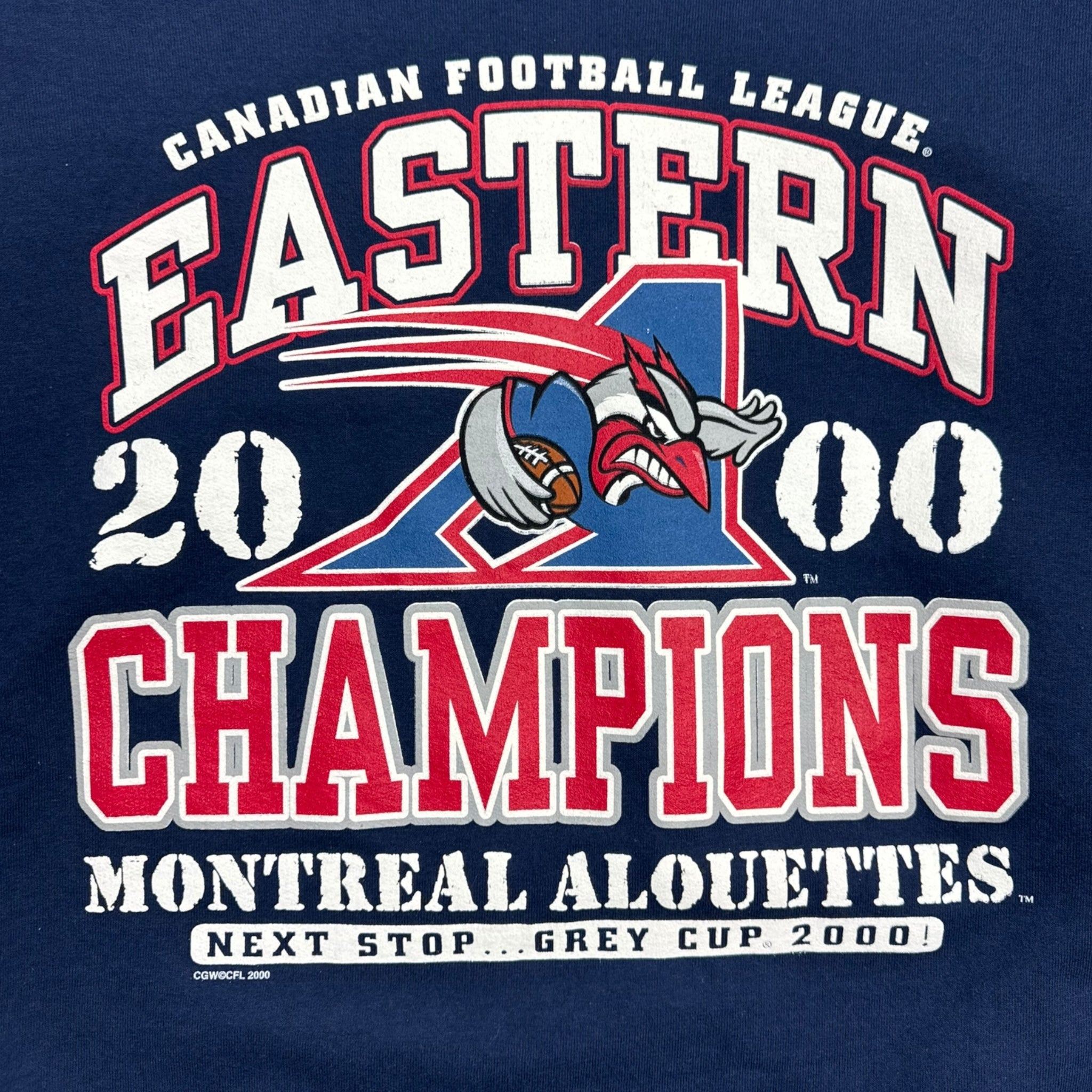 2000 CFL Eastern Champions Grey Cup Crewneck