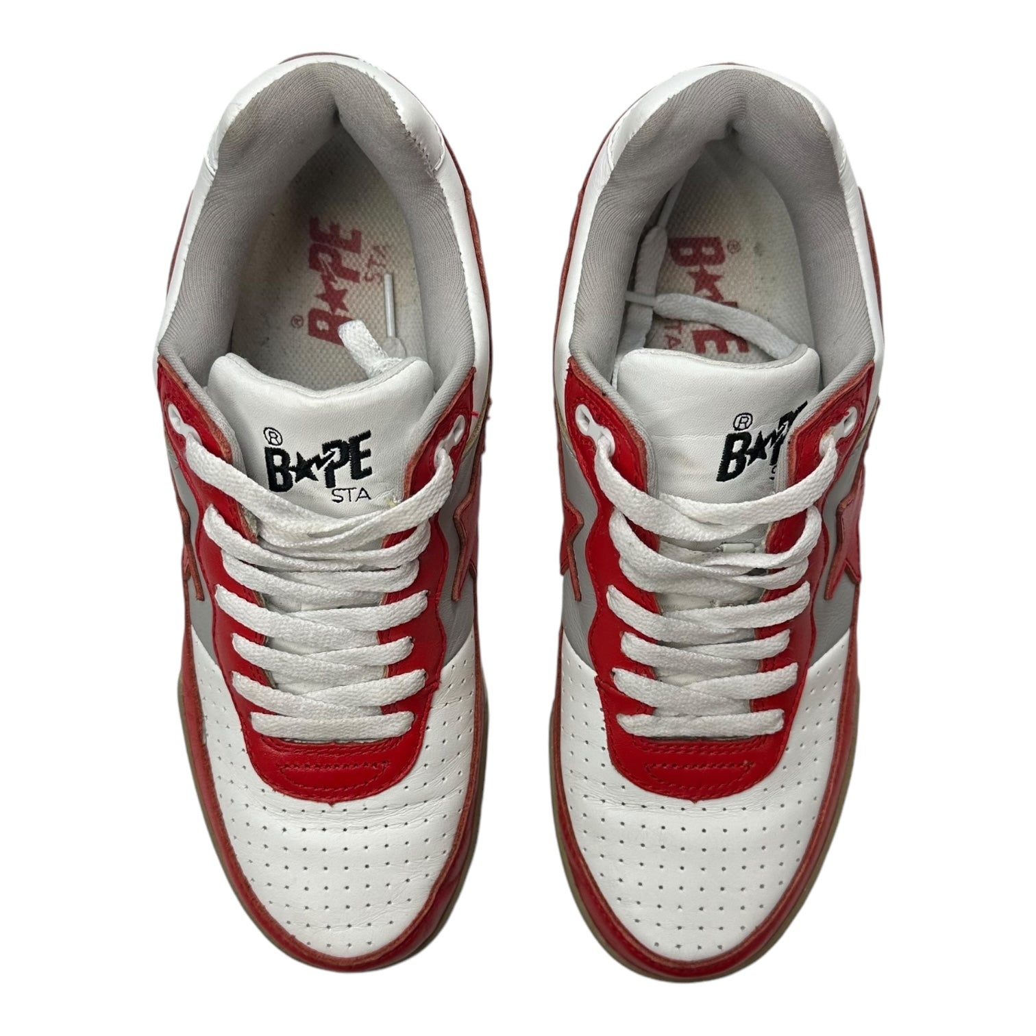 Bape Roadsta FS-034 Red White Sneaker (Used)