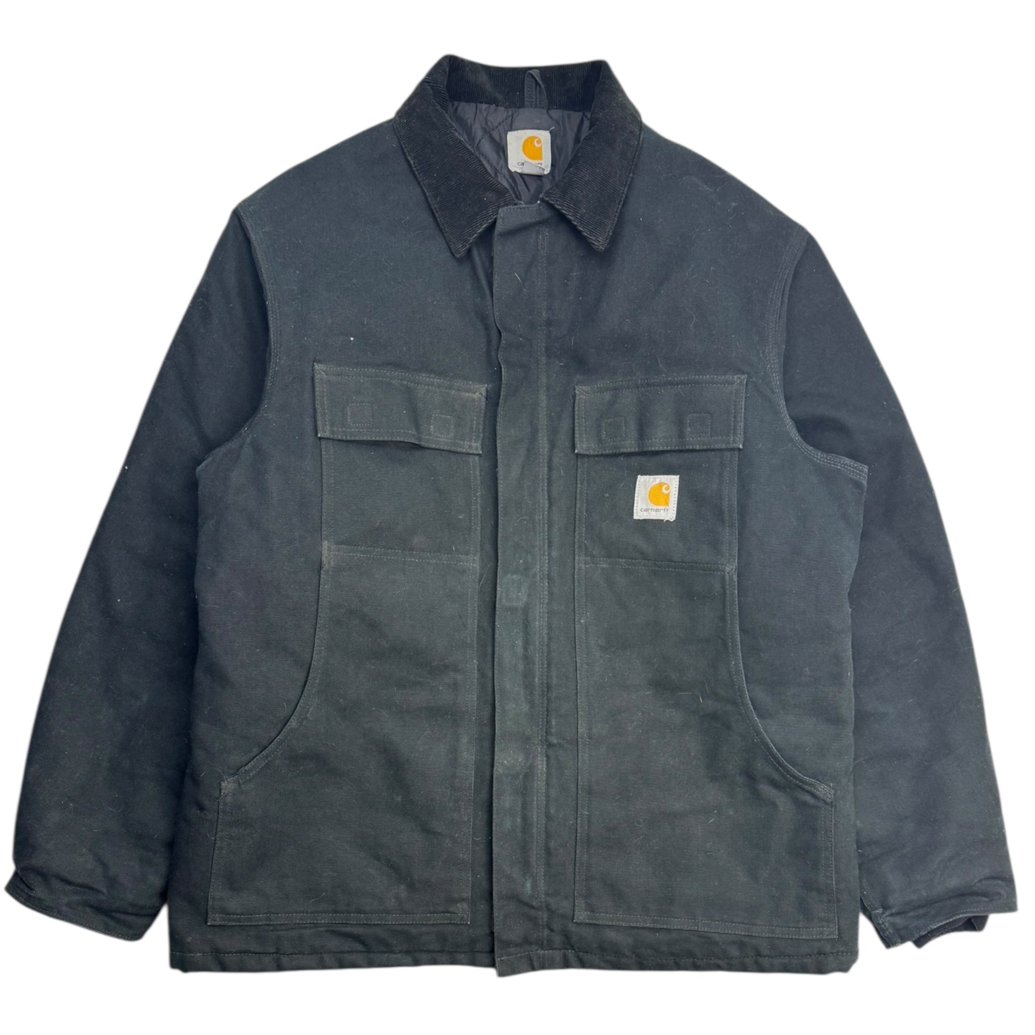 Vintage Carhartt Quilted Chore Jacket Black