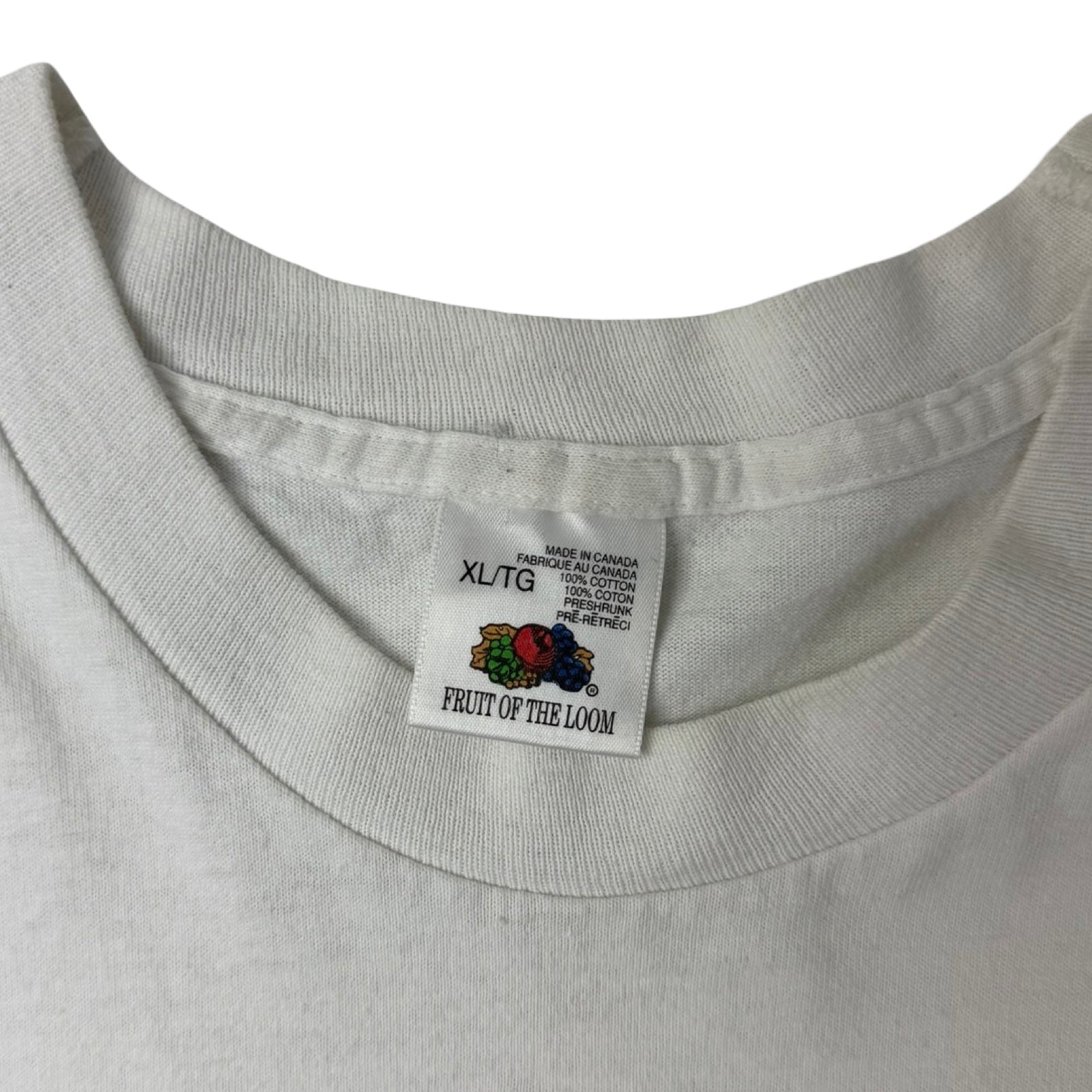 Vintage French Maid ‘Sneak a Peak’ Pocket T-Shirt White