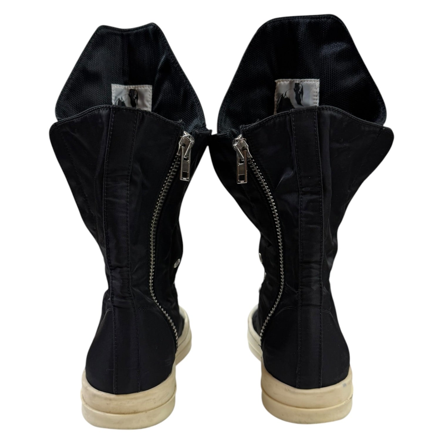 (W) Rick Owens DRKSHDW Laceless Oversized Tongue Ramone Black (Used)