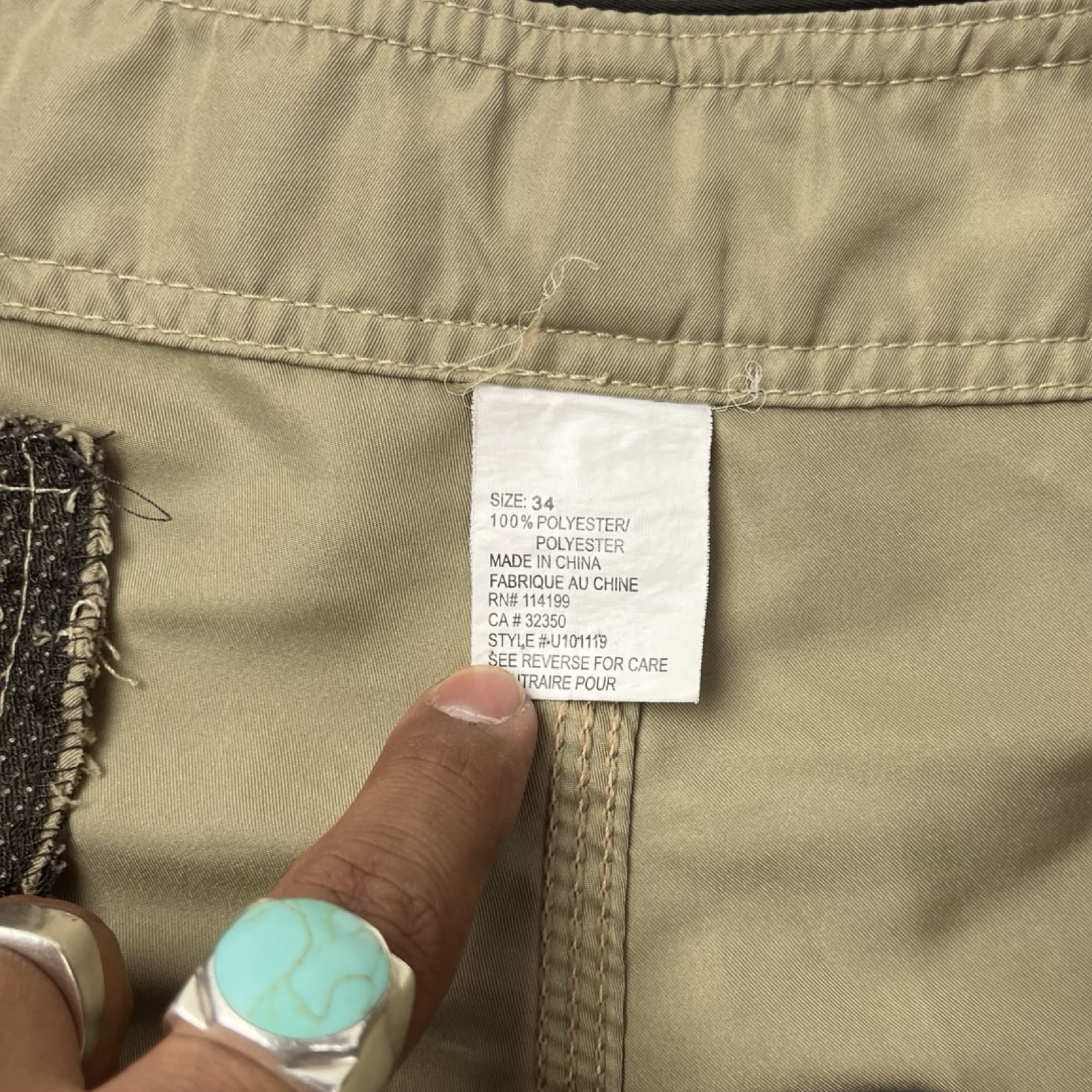 Vintage Y2K Quiksilver Board Shorts Beige/Brown