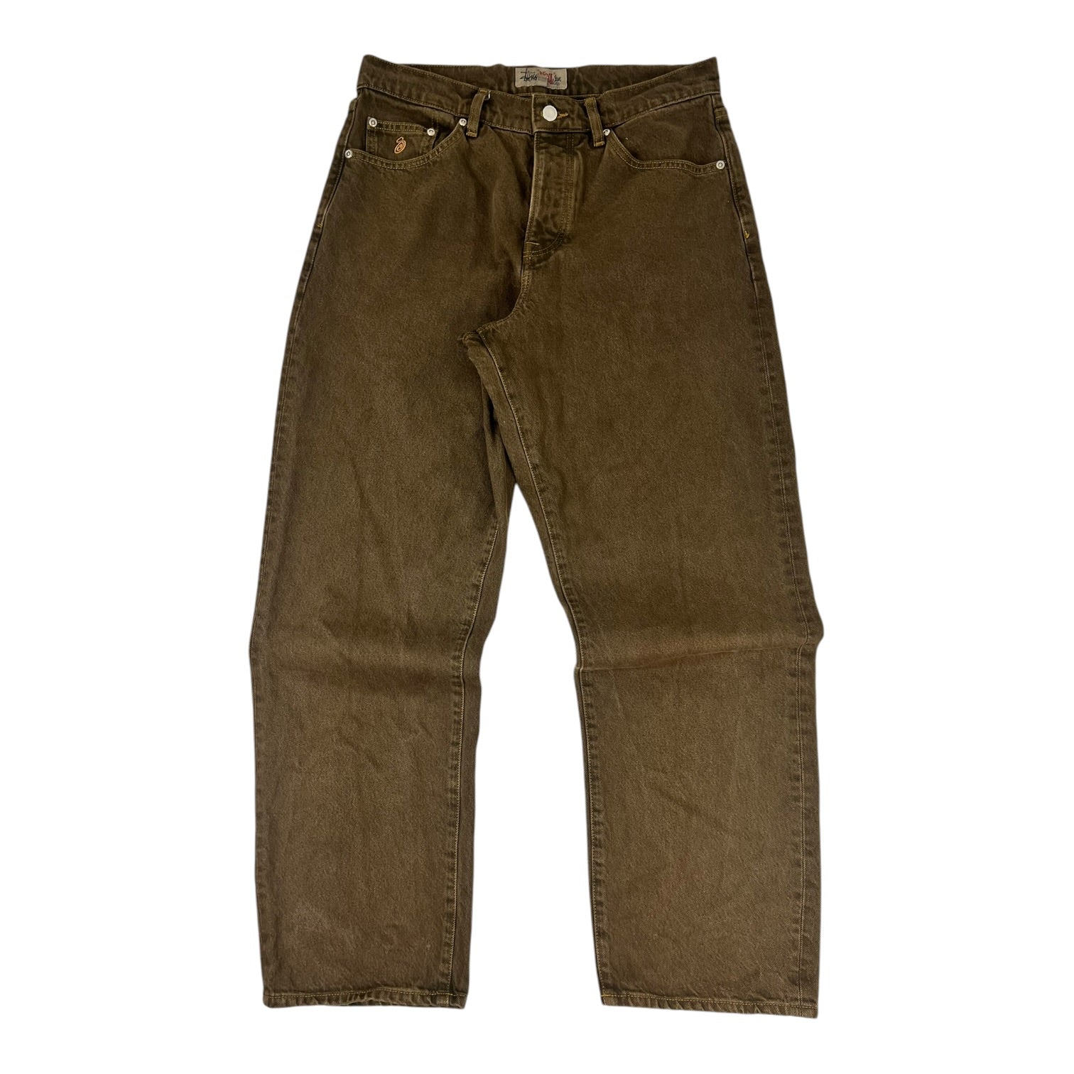 Stussy Big Ol’ Denim Jeans Washed Brown