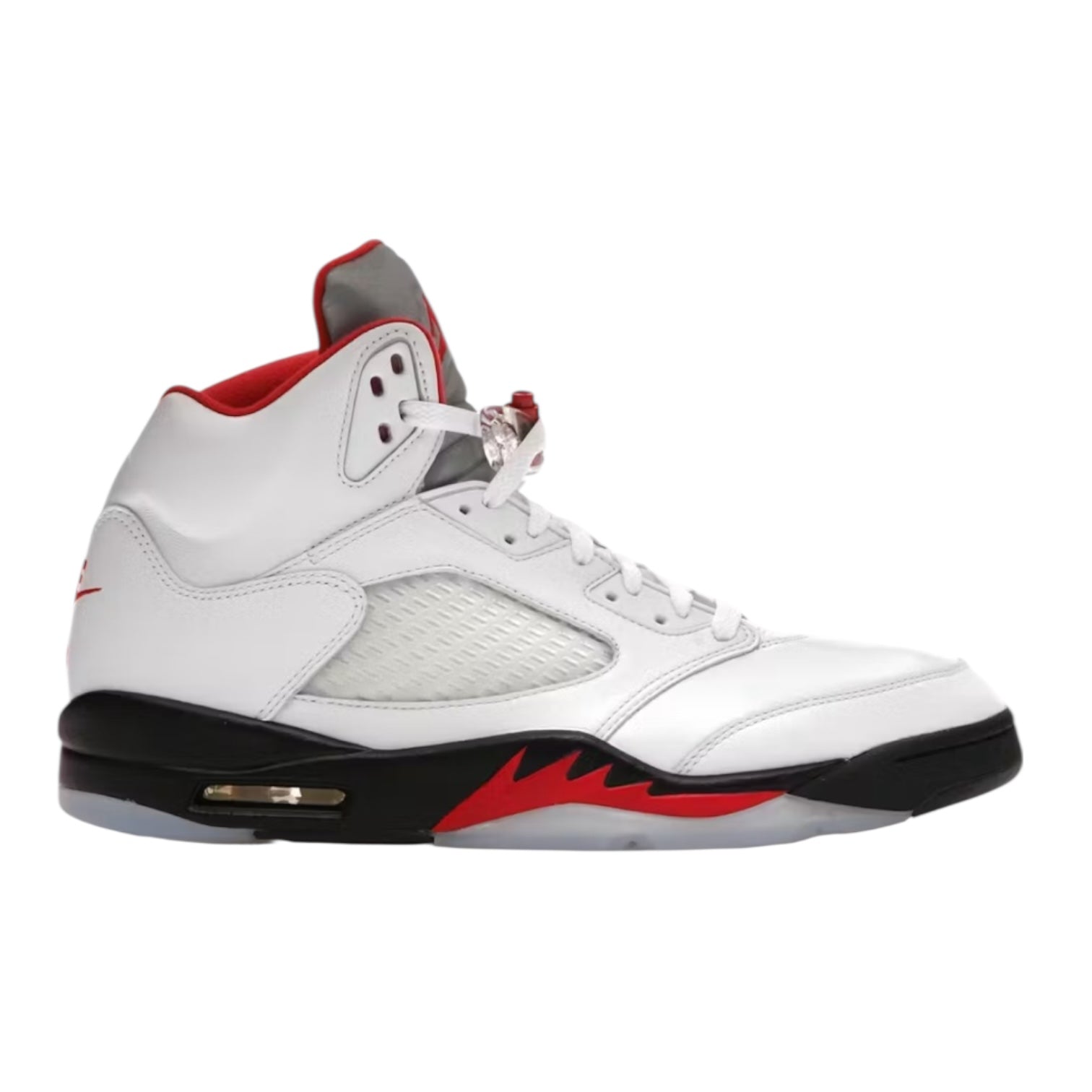 Jordan 5 Retro Fire Red Silver Tongue (Used)