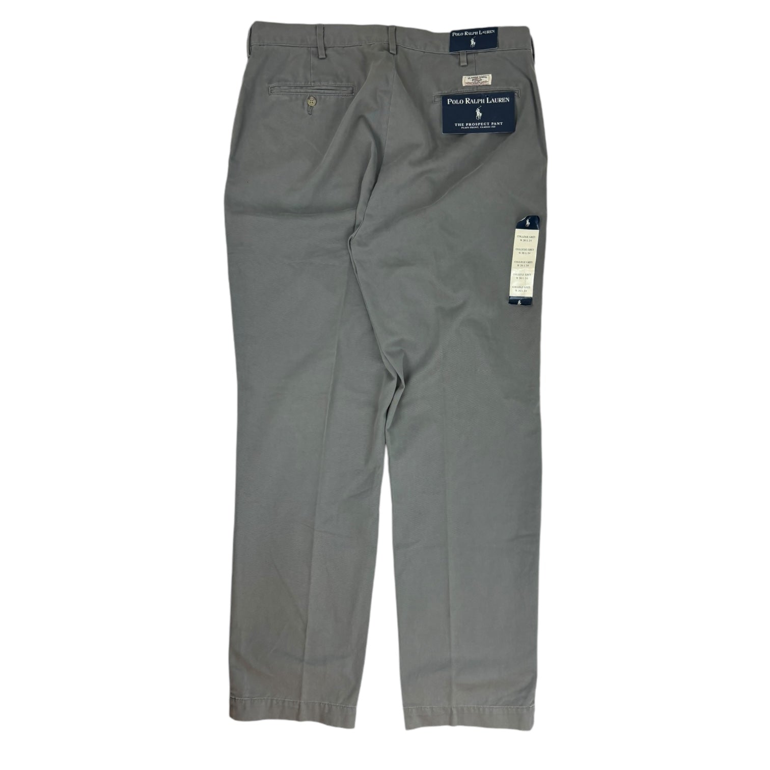 Vintage Polo Ralph Lauren Prospect Chino Pant College Grey