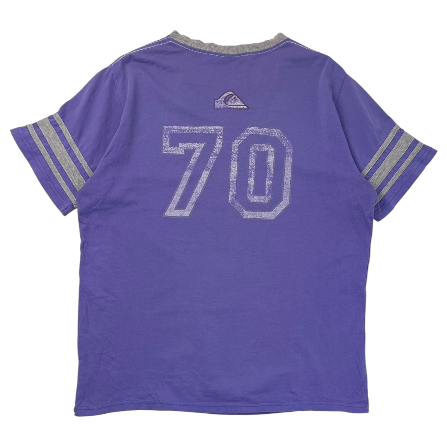 Vintage Y2K Quiksilver Ringer T-Shirt Violet