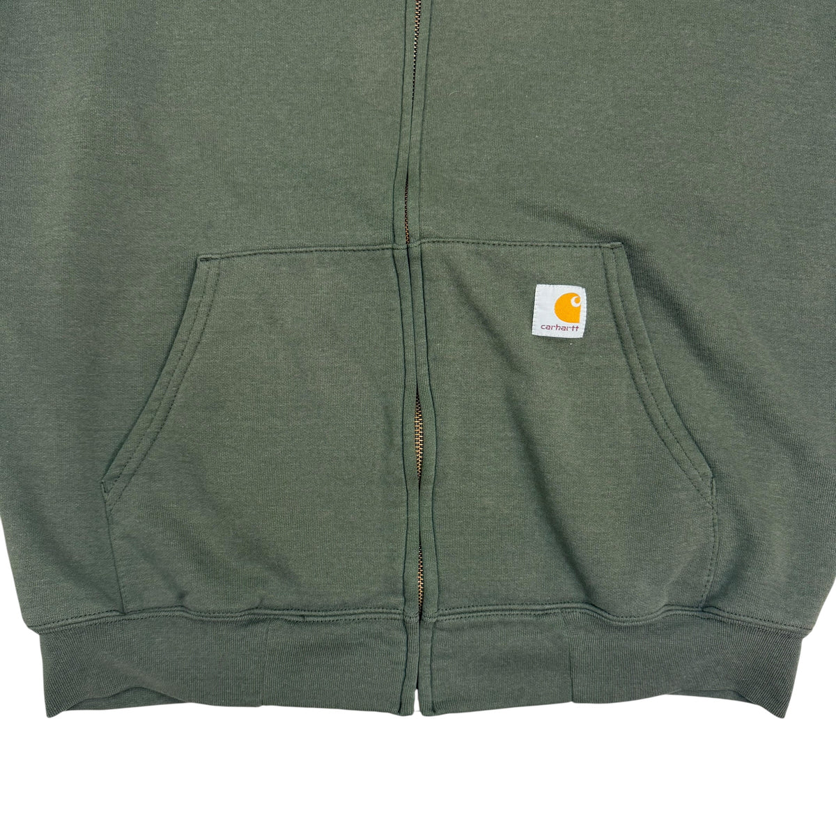 Vintage Carhartt Zip Up Hoodie Green
