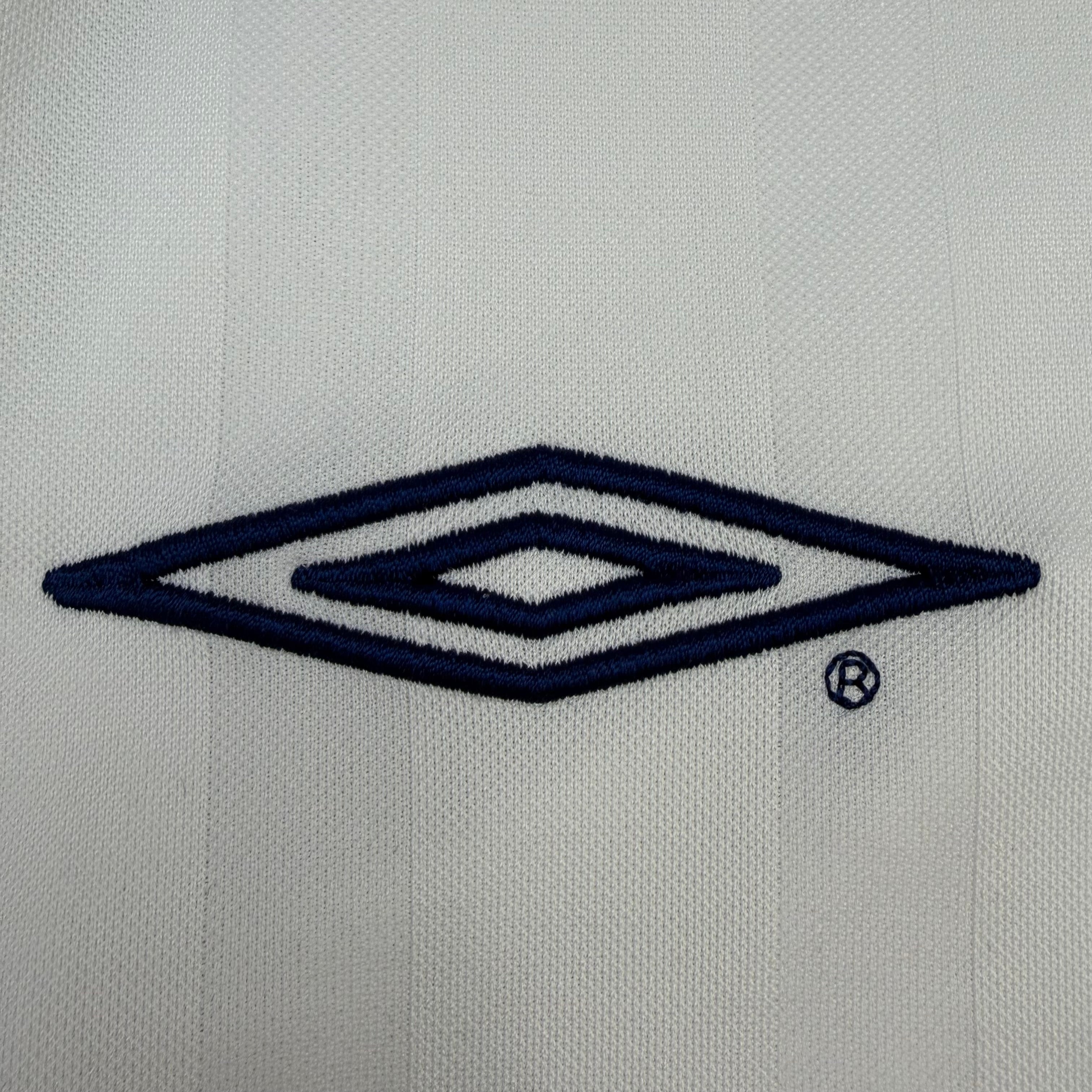 2001-03 Umbro England Home Jersey White
