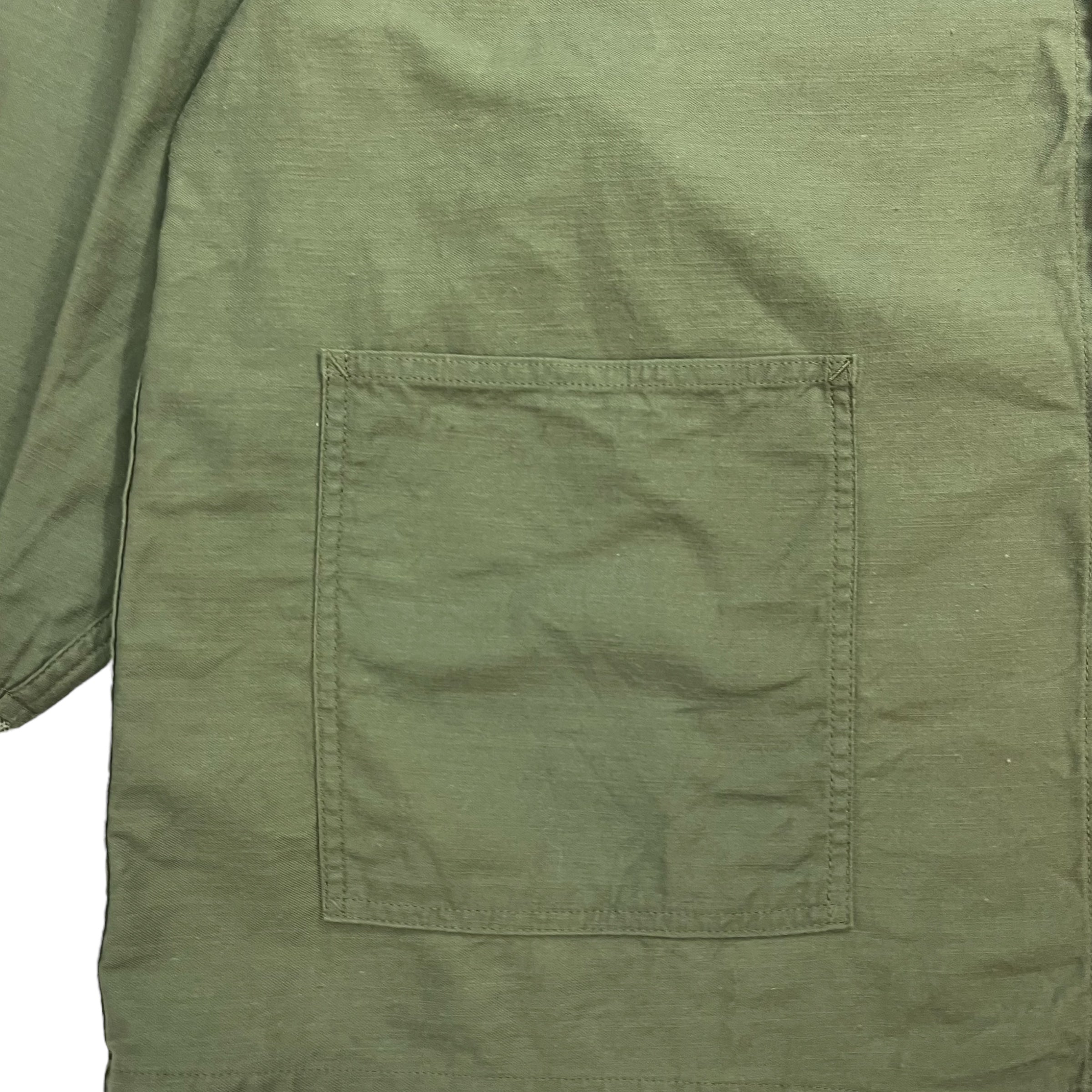 Needle Stand Collar Field Jacket Olive Green