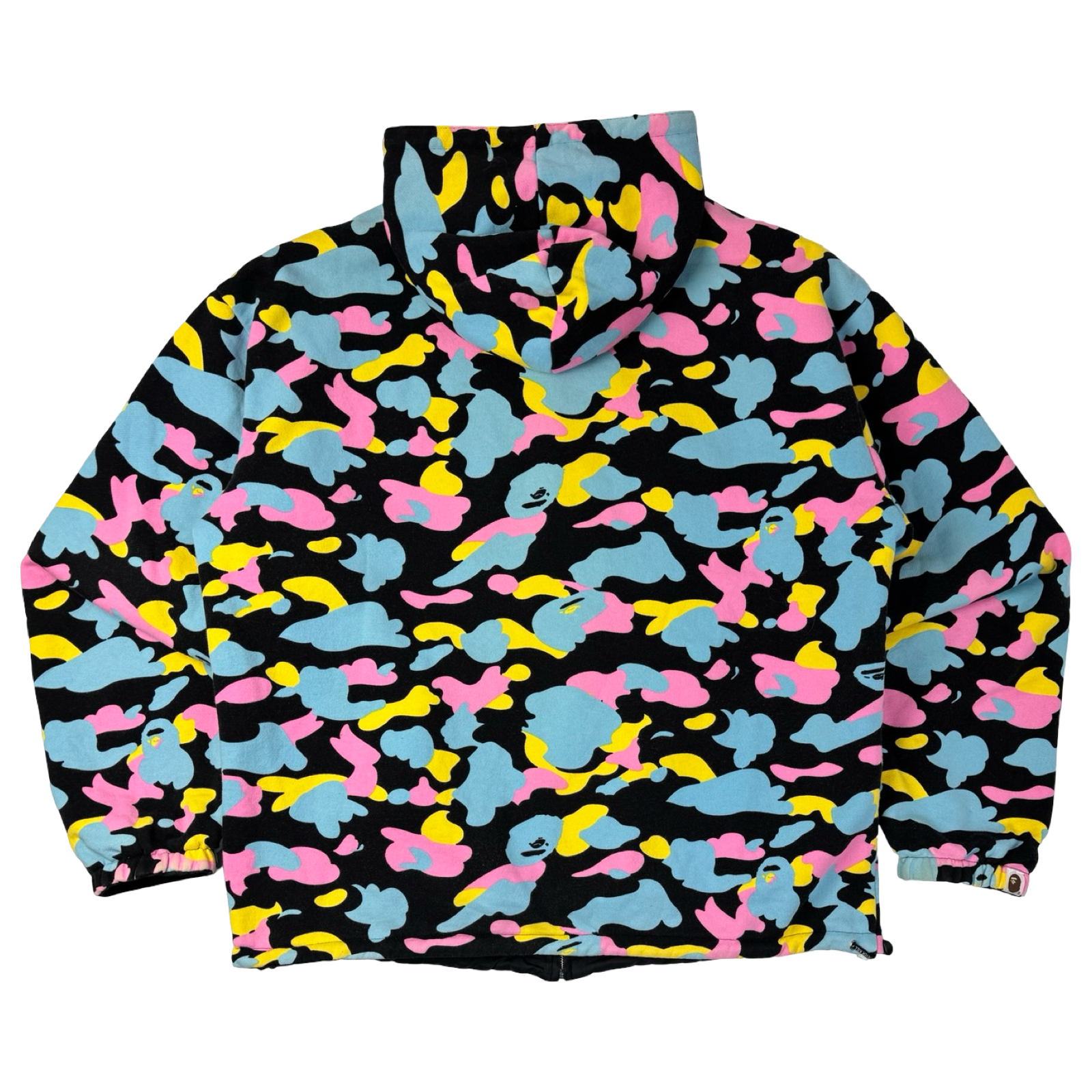 BAPE Reversible Zip Jacket Cotton Candy Black