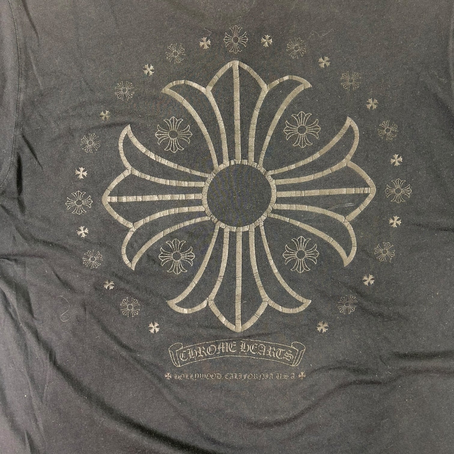 Chrome Hearts Tonal Plus Cross T-Shirt Black