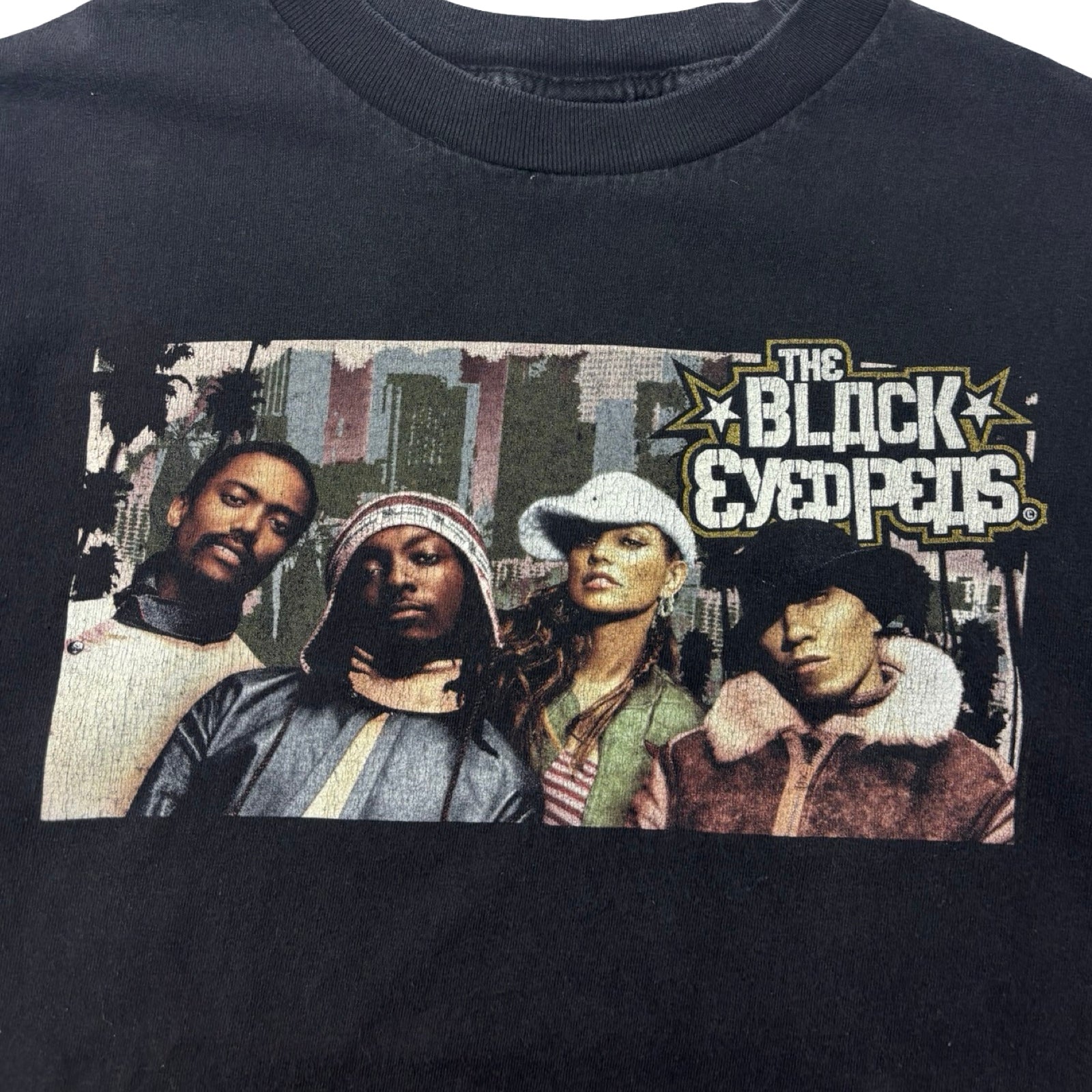 2006 Black Eyed Peas Tour T-Shirt Black