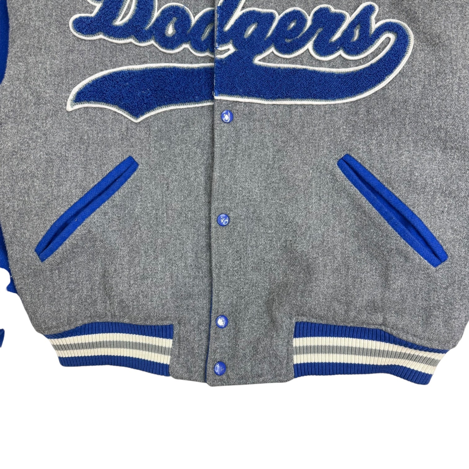 Vintage Starter Los Angeles Dodgers Wool Varsity Jacket Blue