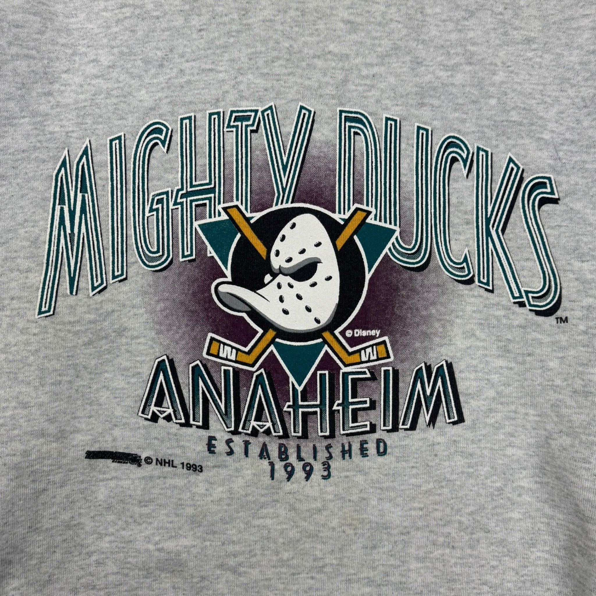 1993 Anaheim Mighty Ducks NHL Crewneck