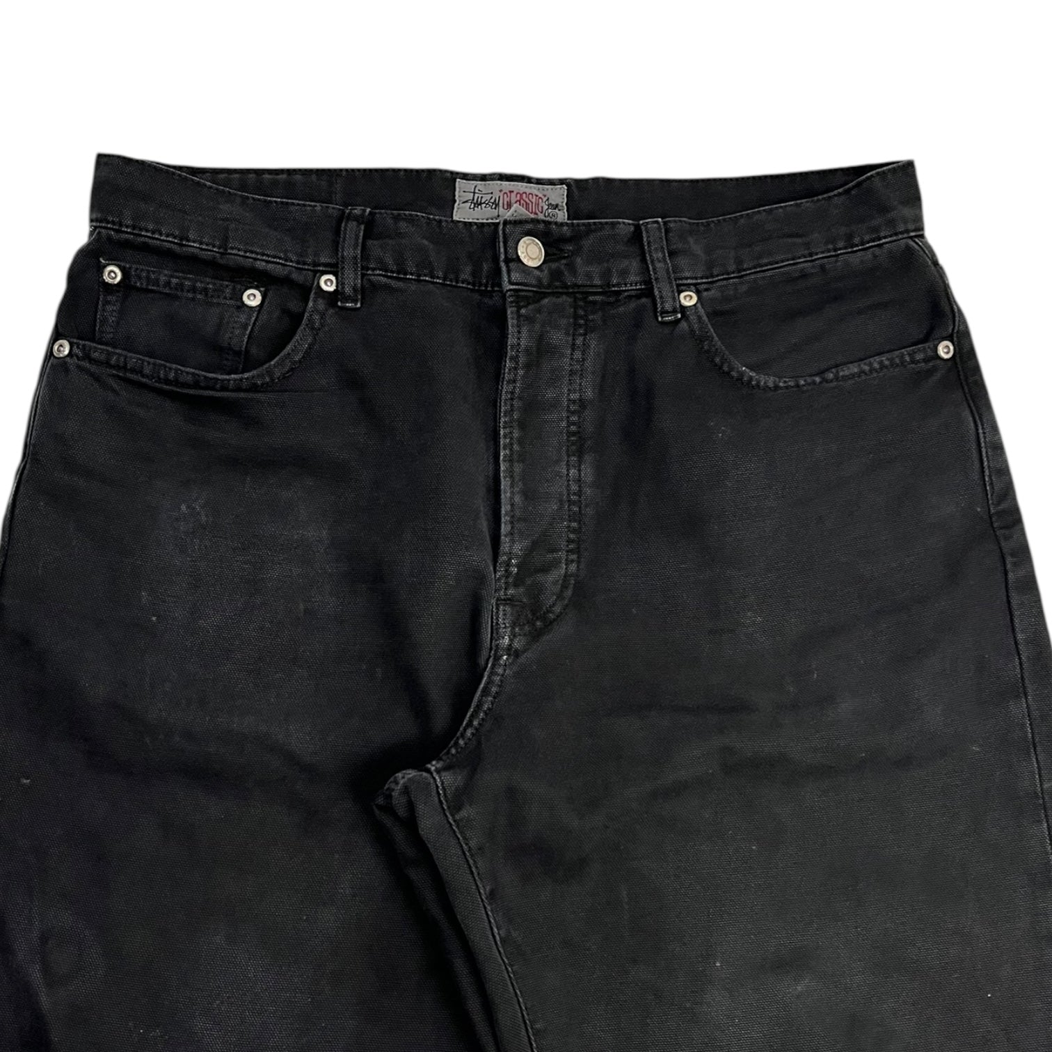 Stussy "Classic" Jean Washed Black