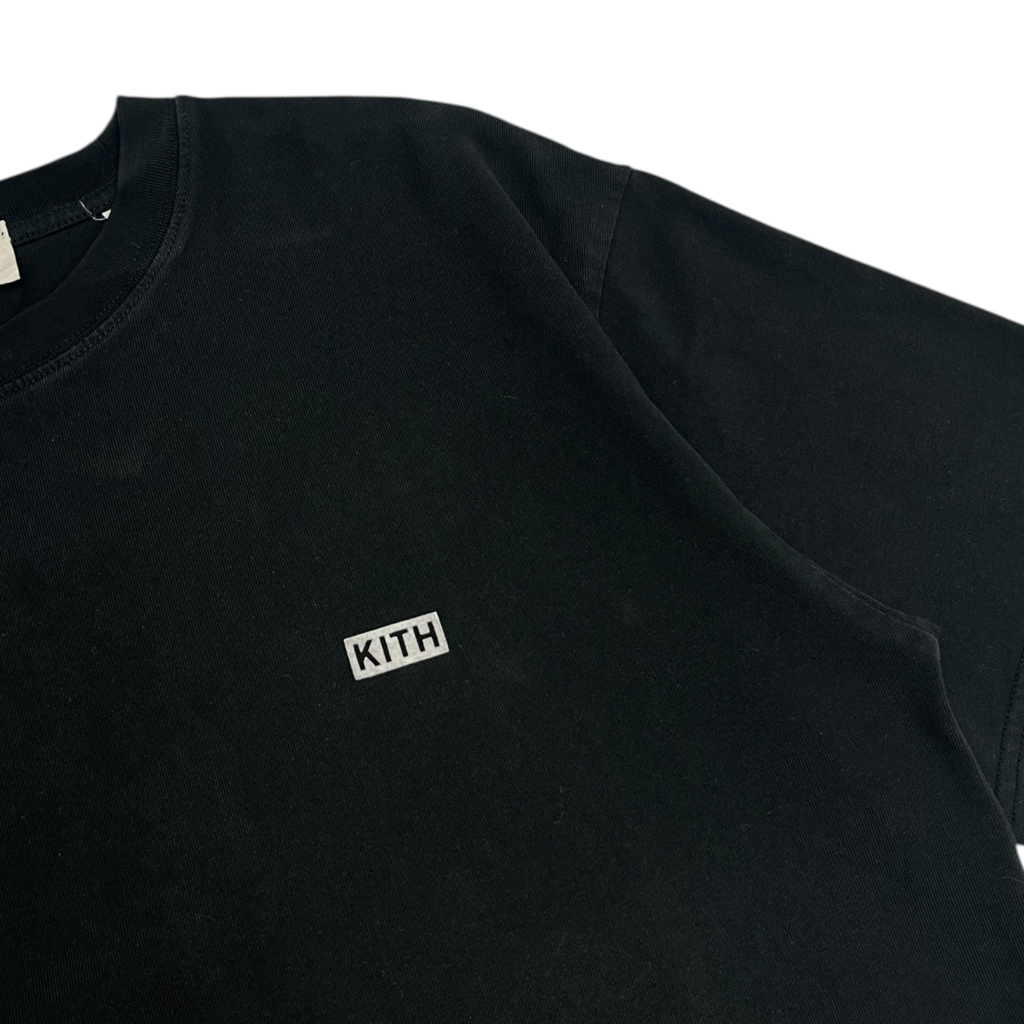KITH Mini Classic Flocked Logo T-Shirt Black