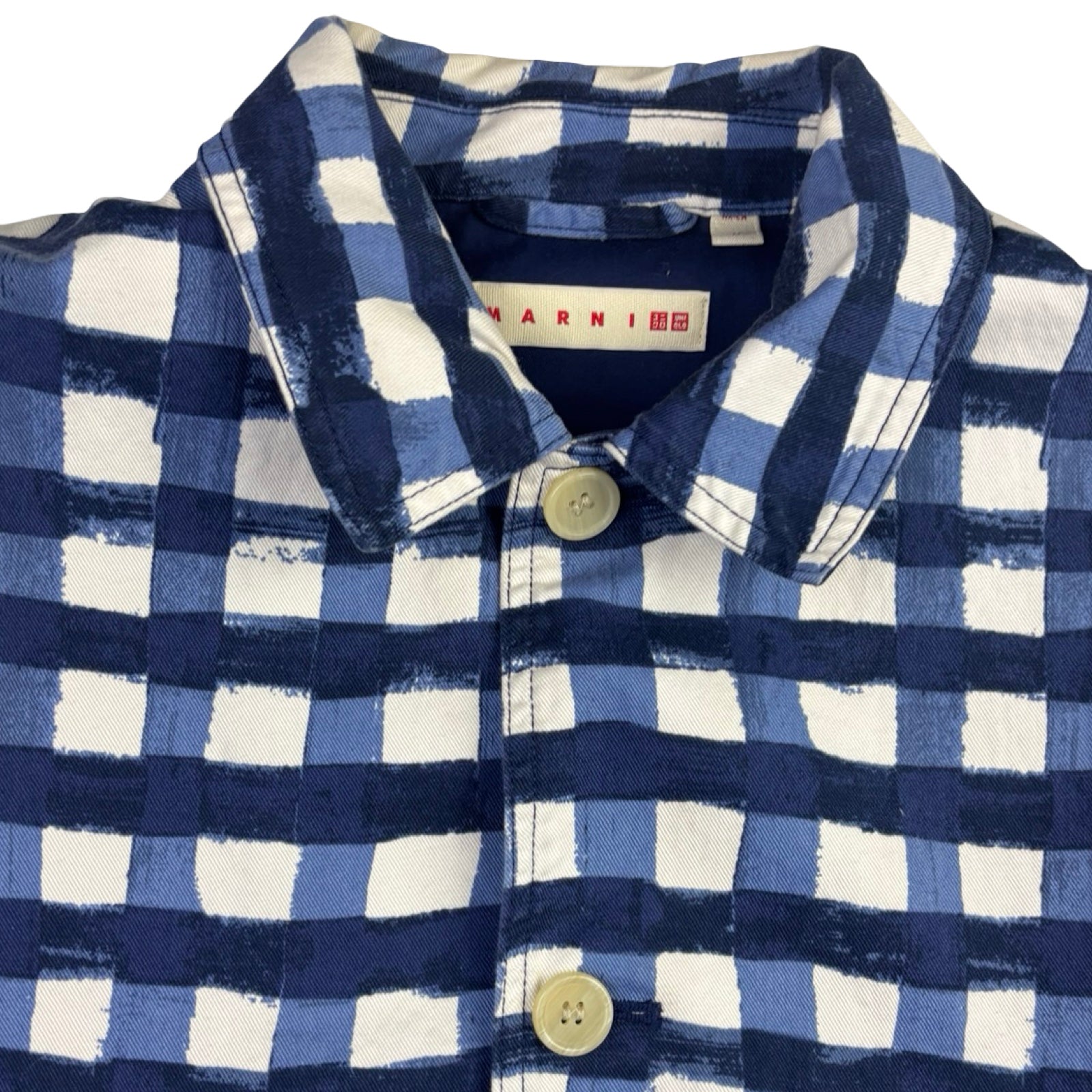 Uniqlo x MARNI Oversized Check Utility Jacket Blue