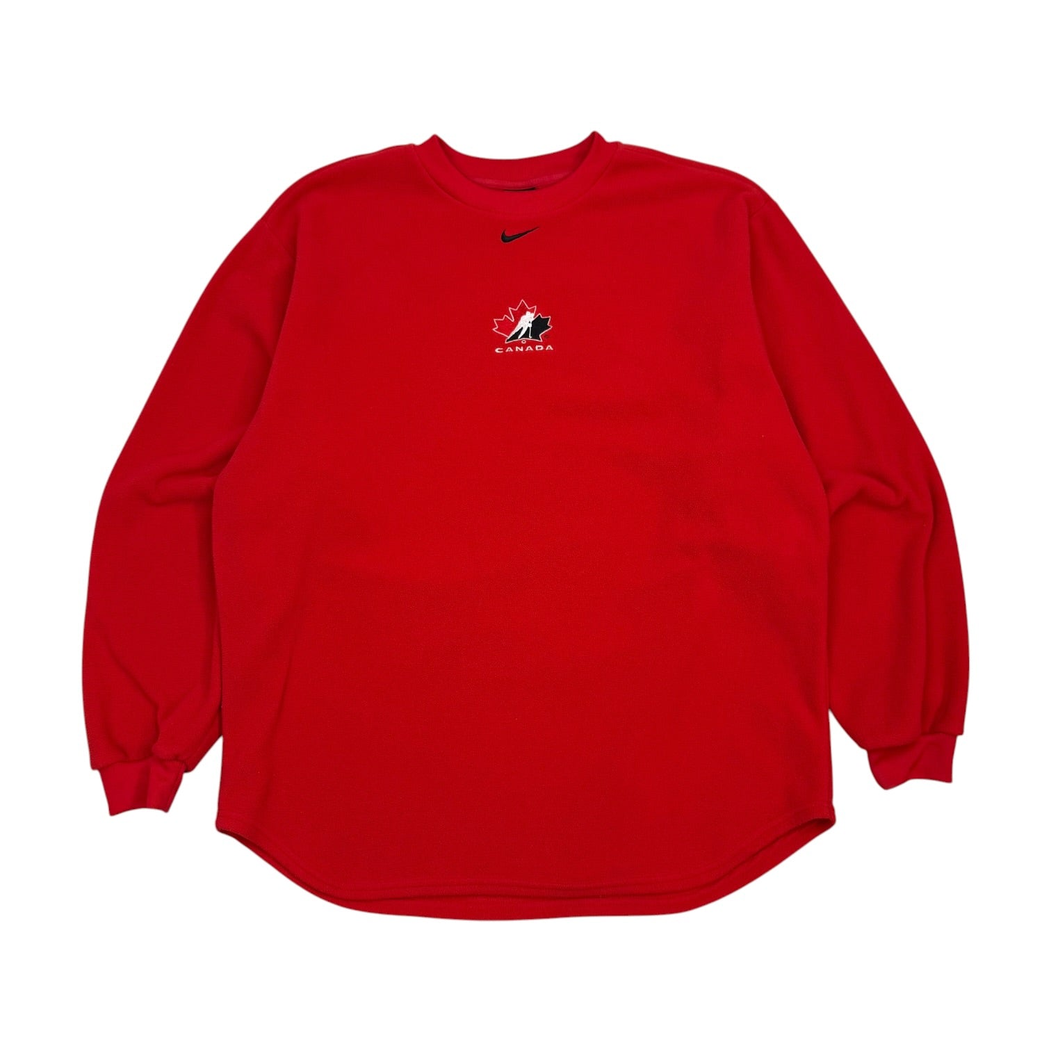 Vintage Nike Team Canada Fleece Crewneck Red