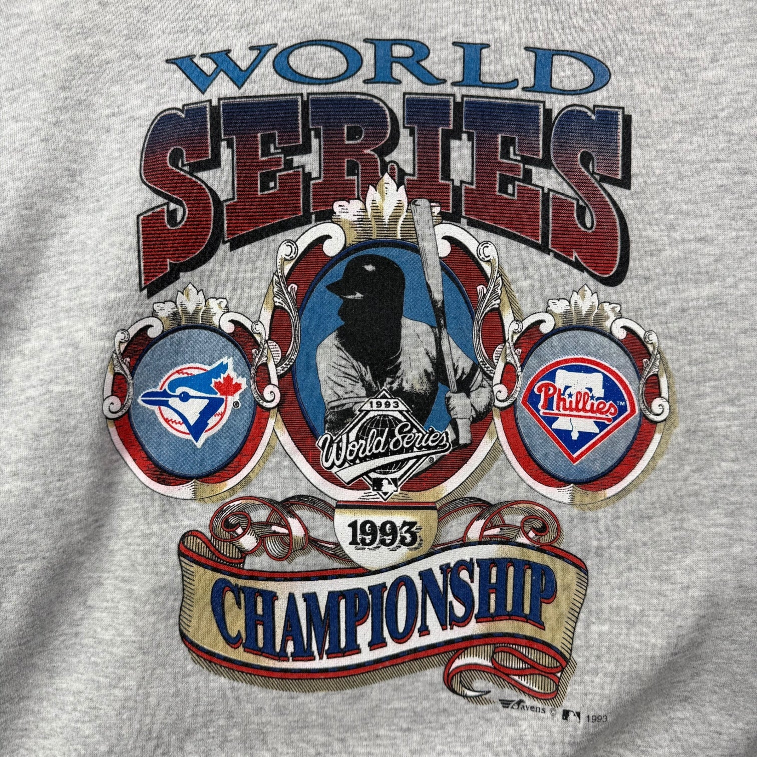 1993 World Series Championship Crewneck Grey