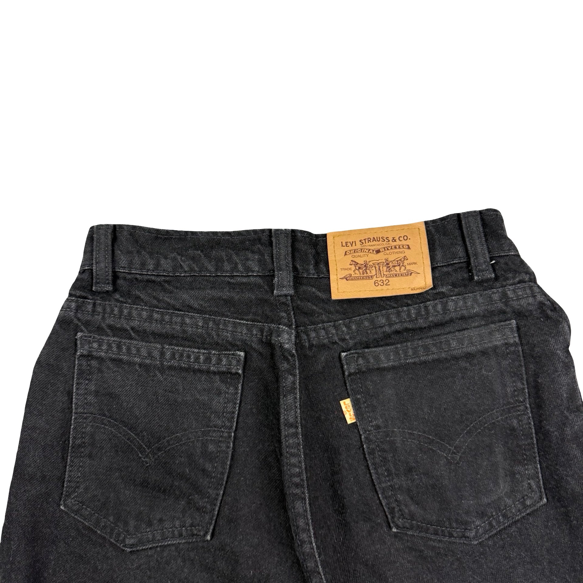 Vintage Levi’s 632 Orange Tab Jeans Black