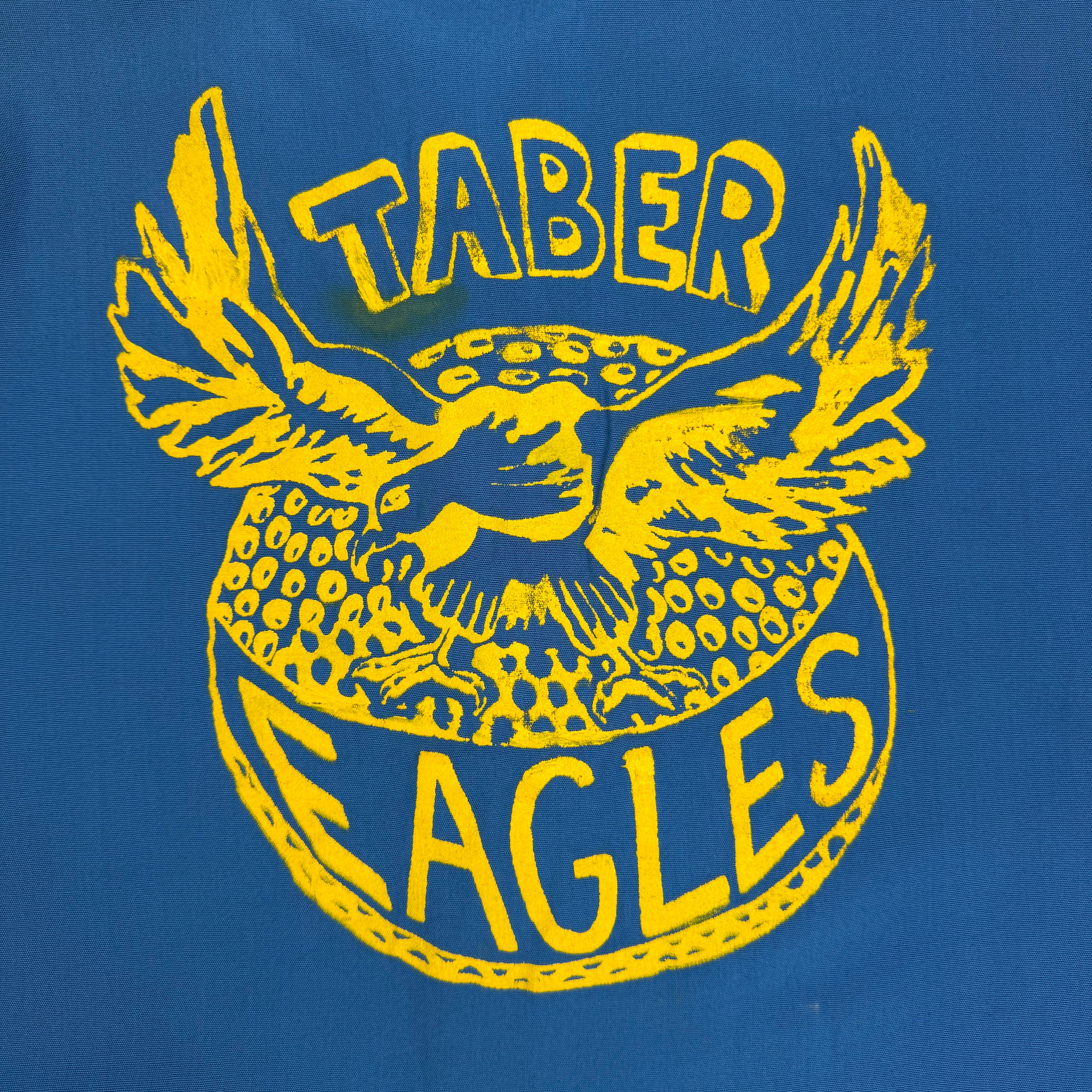 True Vintage Taber Eagles Quarter Zip Shirt Blue