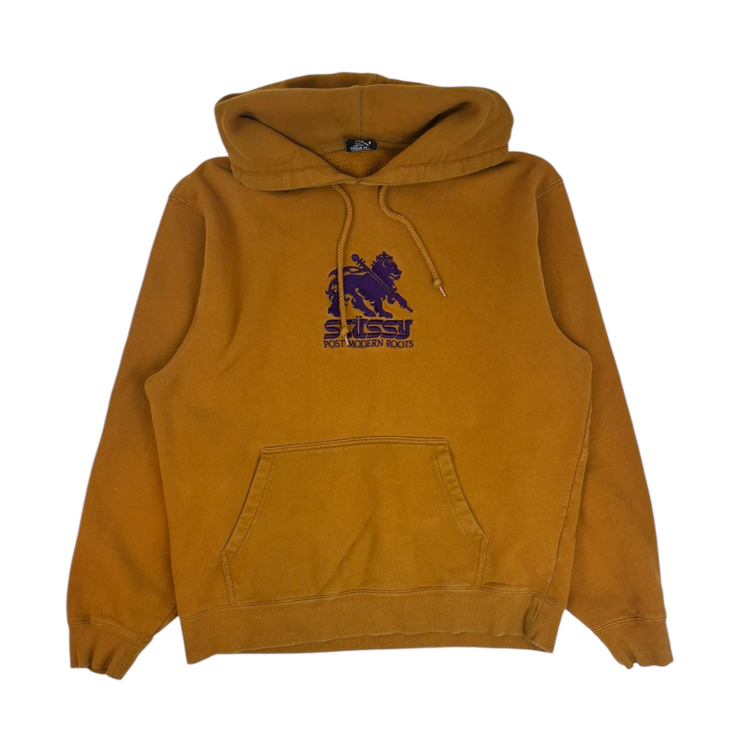 Stussy Lion “Post Modern Roots” Hoodie Gold