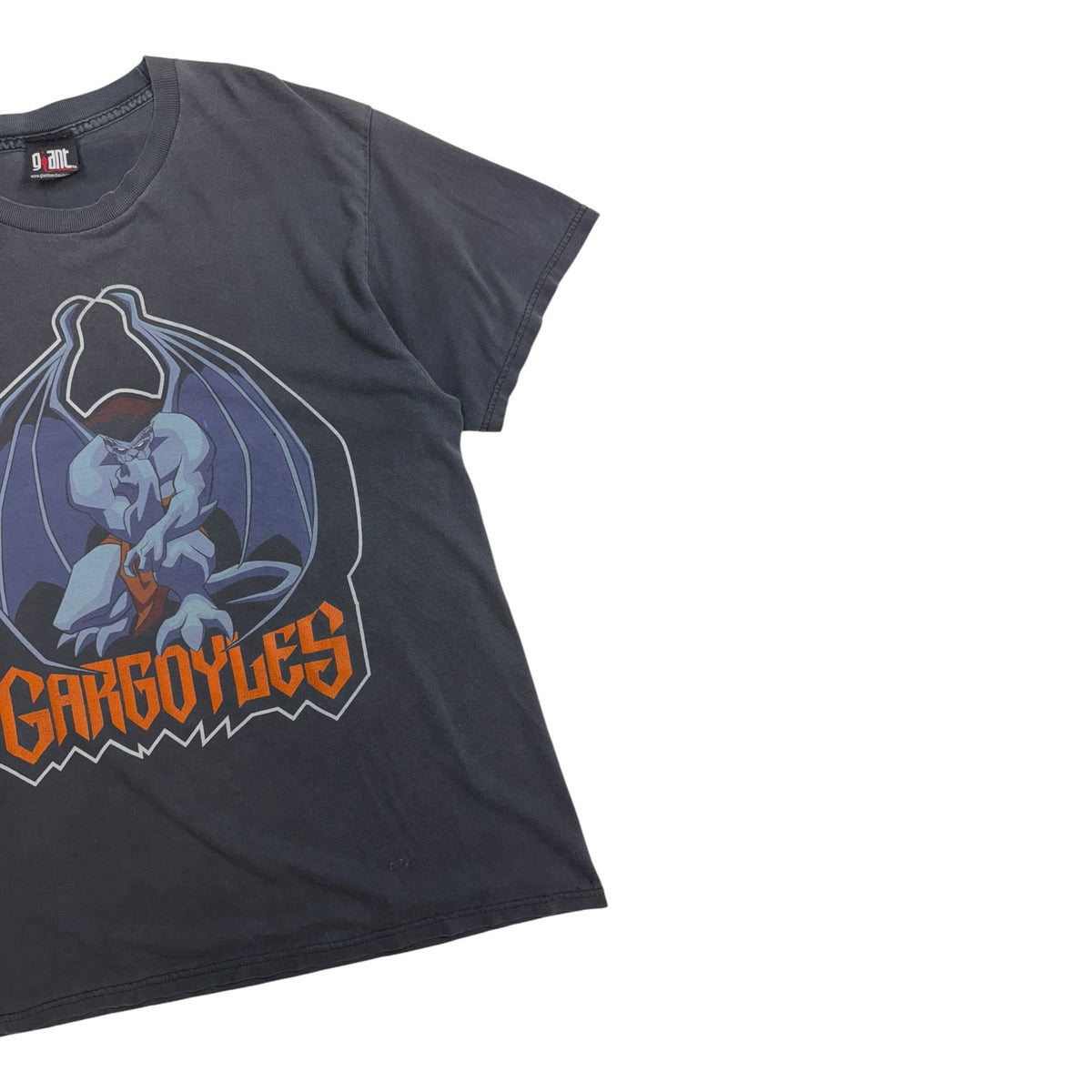 Vintage 1994 Gargoyles “Stone By Day, Warrior By Night” T-Shirt Grey