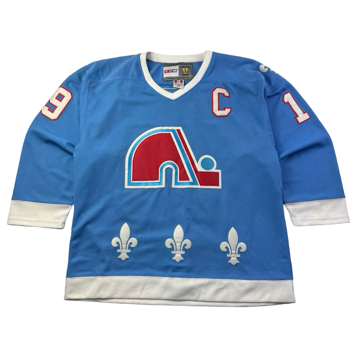 Vintage CCM Quebec Nordiques Joe Sakic NHL Home/Away Jersey
