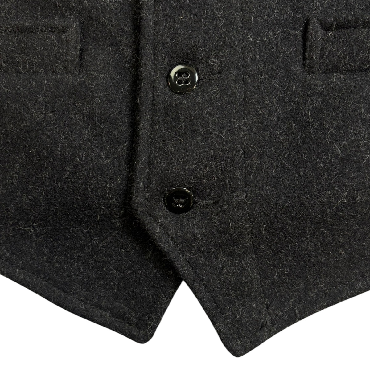 (W) Filson Mackinaw Wool Western Vest Charcoal