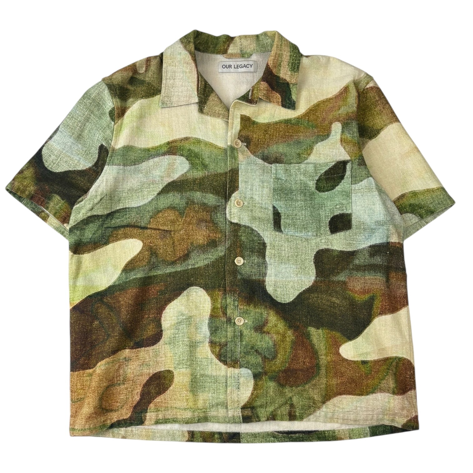 Our Legacy Box Shirt Landscape Camo