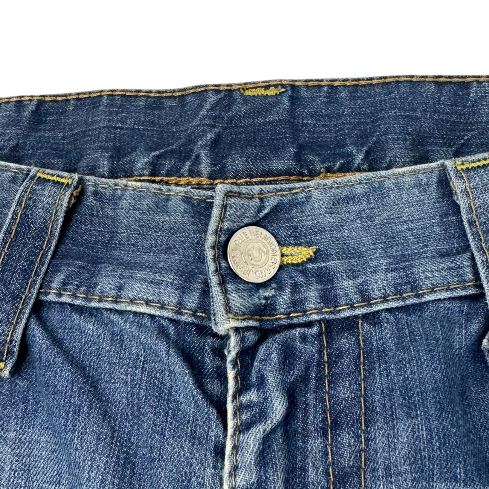 Vintage Y2K True Religion Wide Leg Light Wash Pants